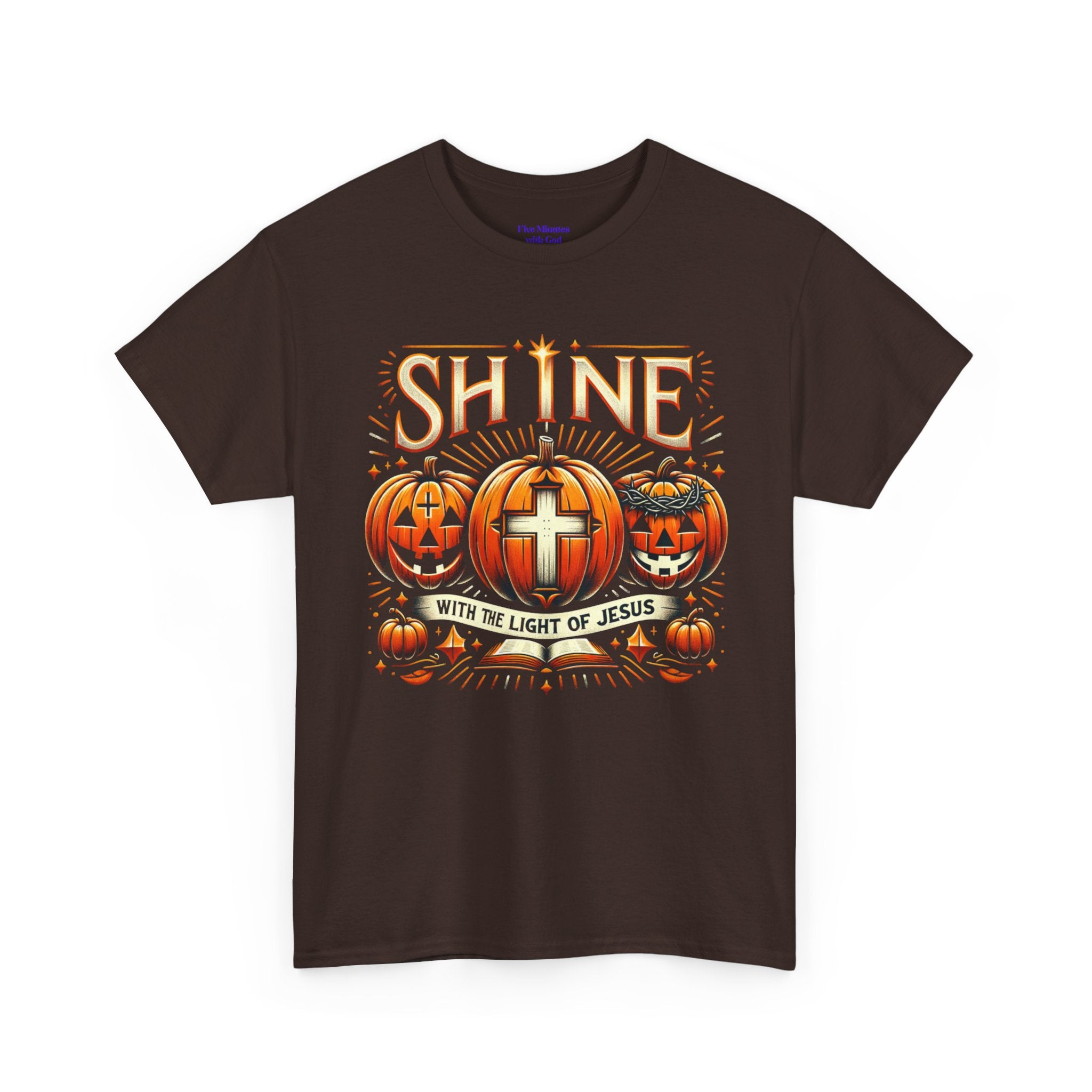 Halloween Jesus Graphic Tee | Unisex Cotton T-Shirt, Spooky Season Apparel, Faith-Based Shirt, Autumn Fashion, Christian Gift