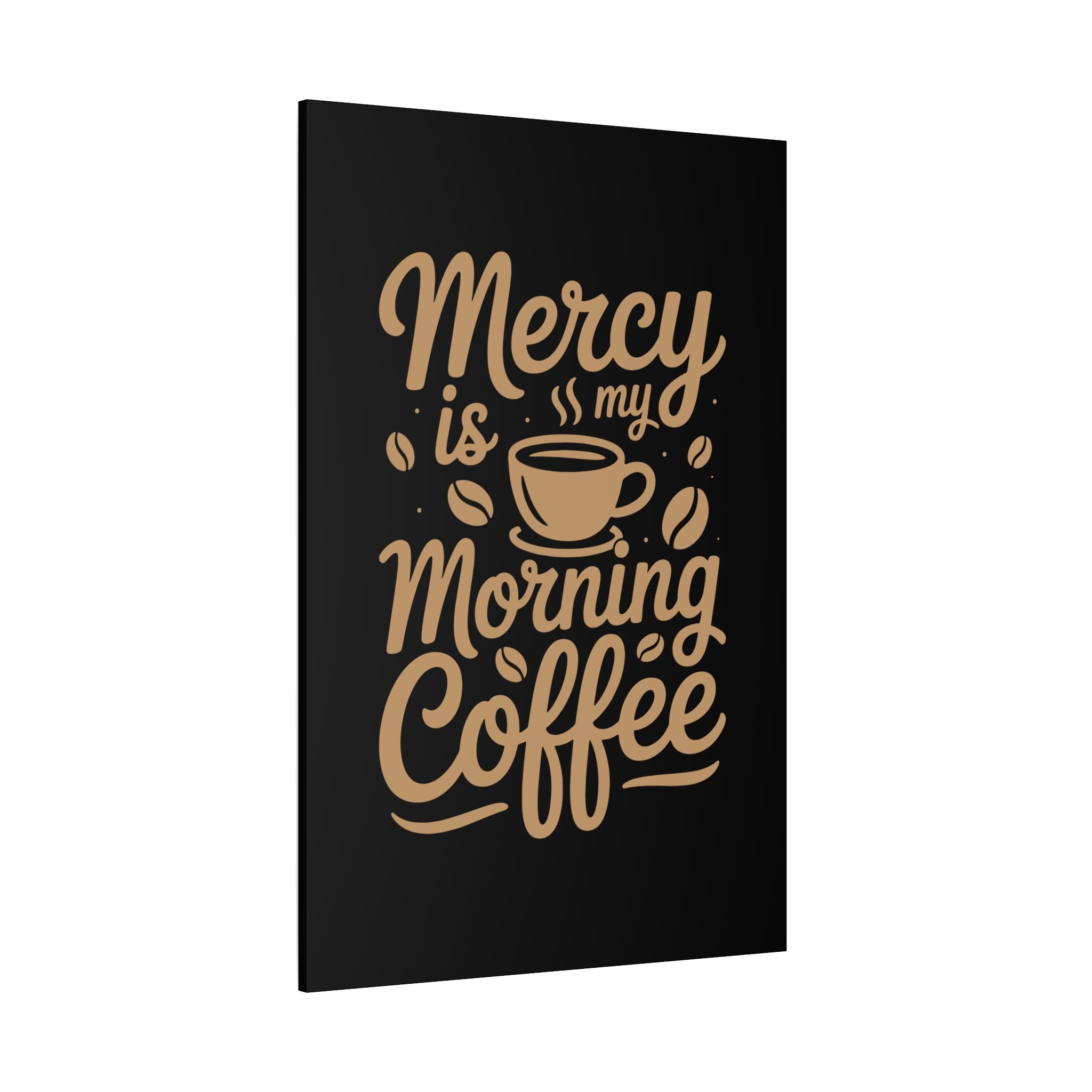Coffee-Themed Canvas Art Print, Wall Decor for Coffee Lovers, Inspirational Home Decoration, Gift for Friends and Family