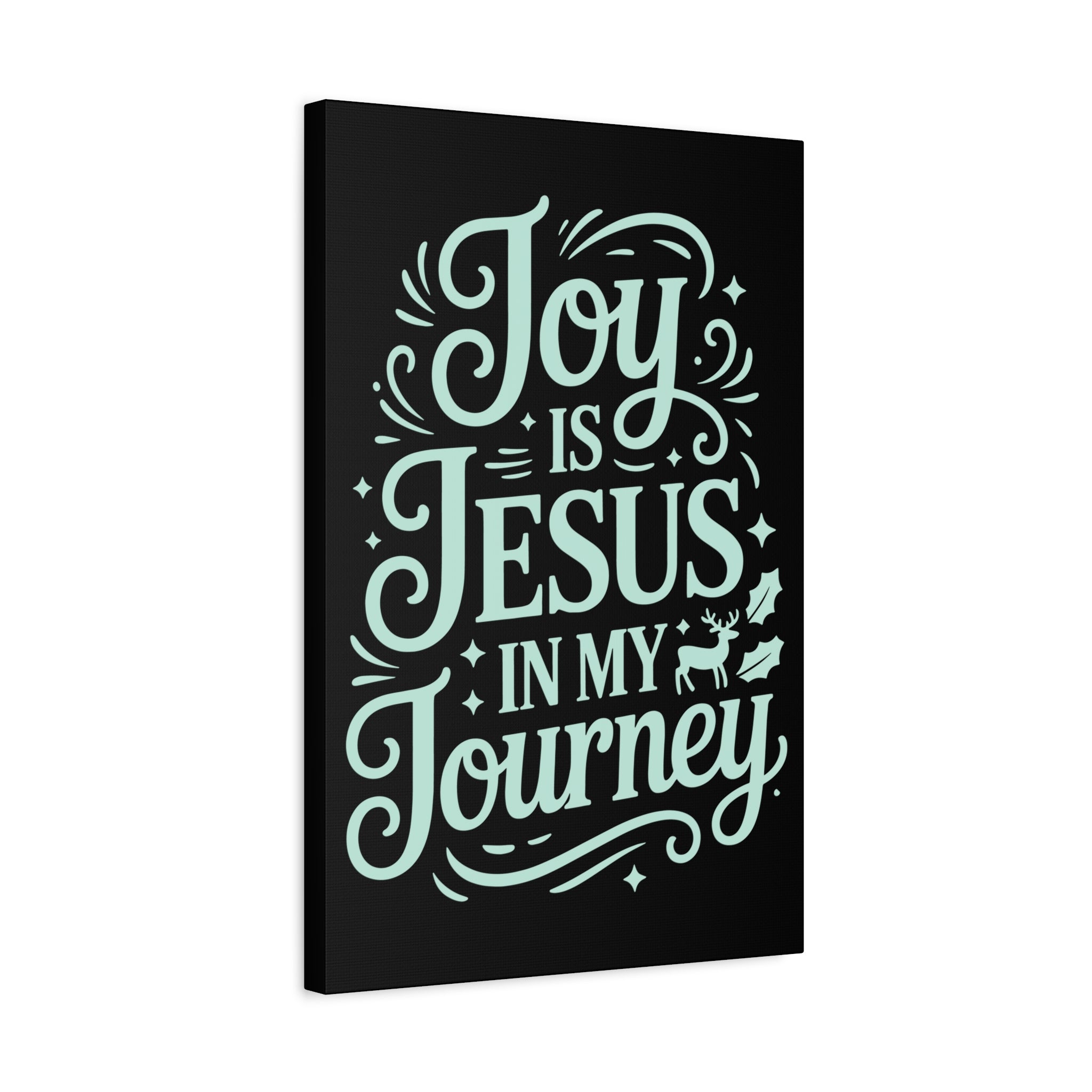 Joy in My Journey Canvas Wall Art, Religious Decor, Christmas Gift, Inspirational Wall Art, Joyful Home Decoration, Faith-Based Art