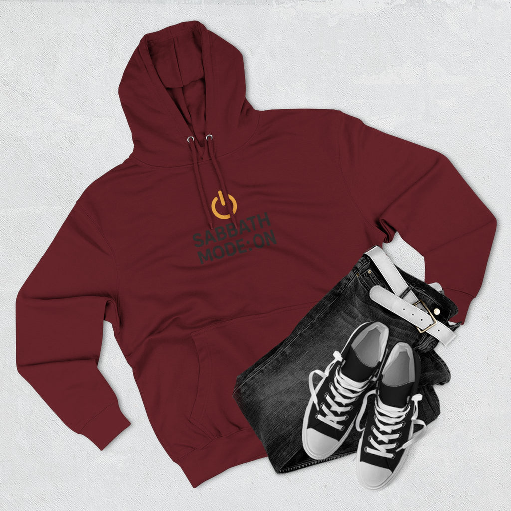 Sabbath Mode Fleece Hoodie | Faith Apparel, Religious Gift, Comfortable Hoodie, Cozy Wear, Spiritual Fashion