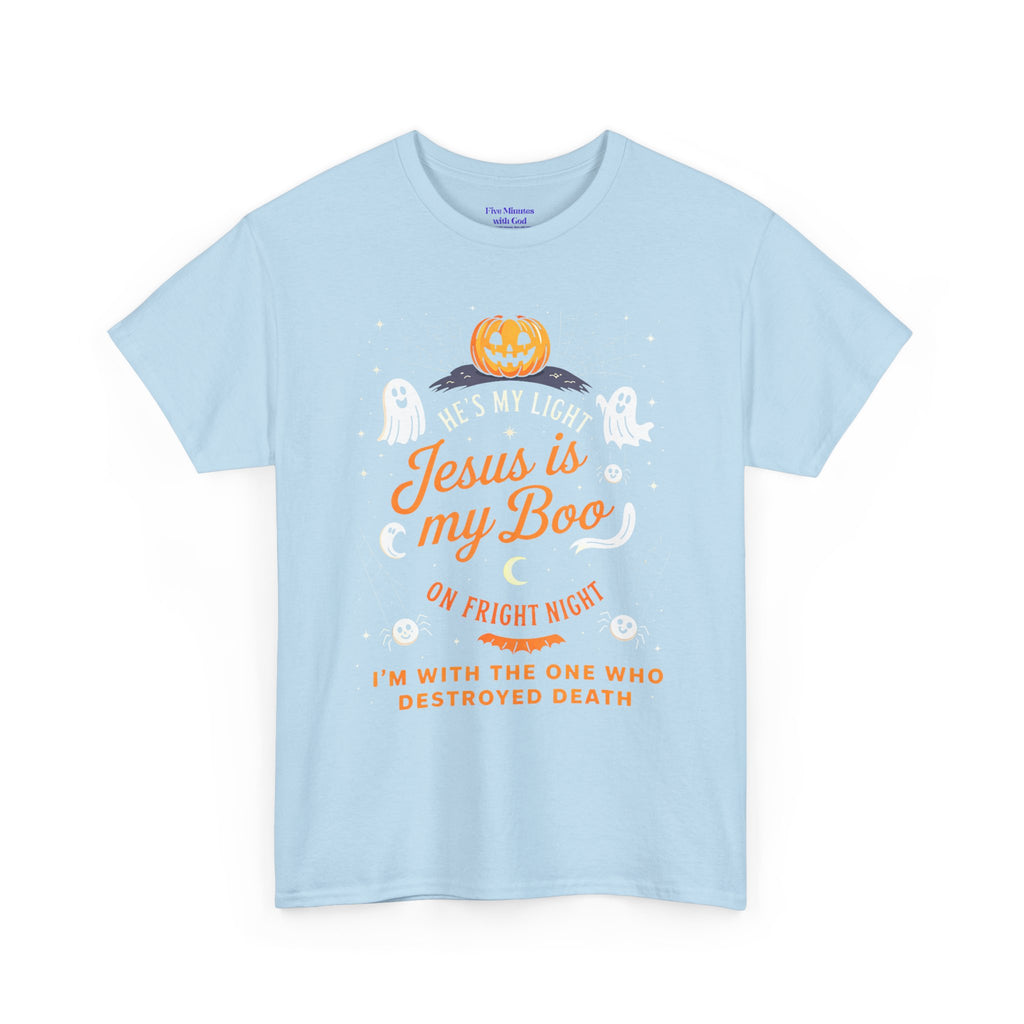 Halloween Faith Tee - Jesus is My Boo, Unisex T-Shirt for Halloween, Christian Halloween Shirt, Gift for Christian Friends, Spooky [...]