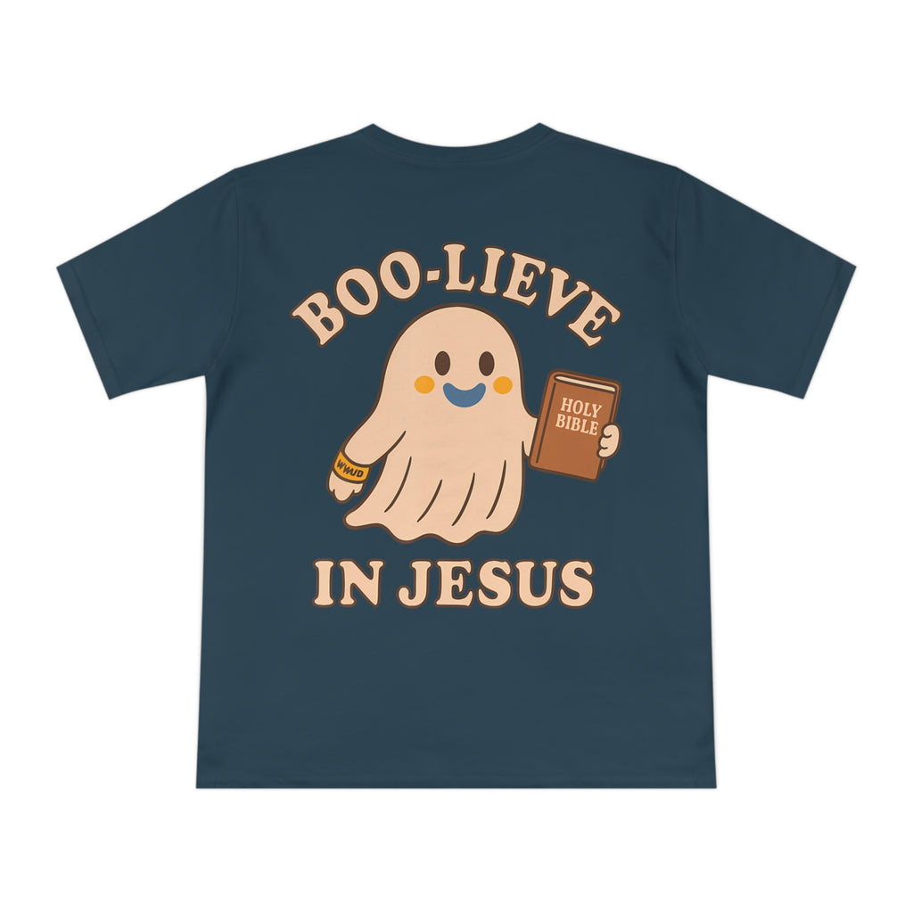 Halloween Christian T-Shirt with Fun Ghost Designs, Jesus is My Boo, Spooky Season Apparel, Faithful Holiday Shirt, Unique Gift for [...]