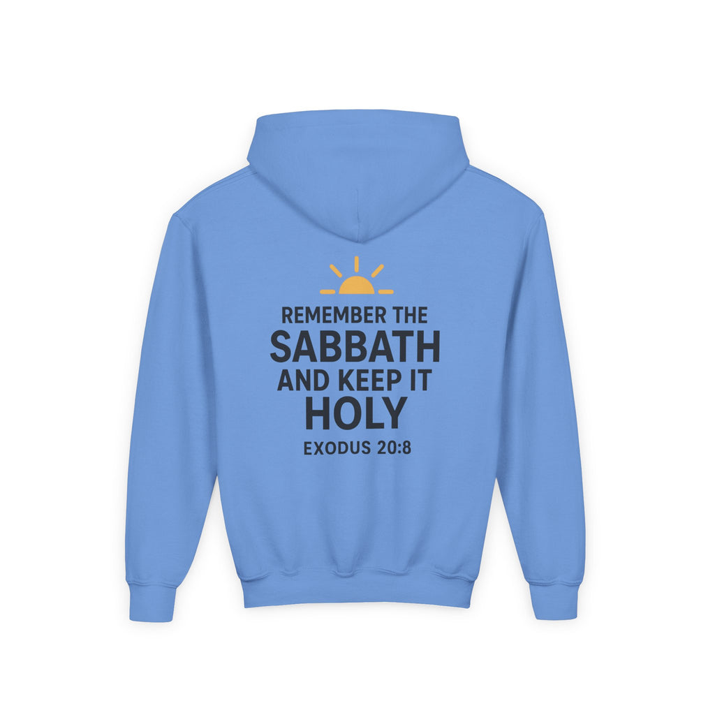 Sabbath Mode Youth Hoodie, Comfortable Hooded Sweatshirt for Kids, Perfect for Religious Observances, Christian Gift, Sunday Wear