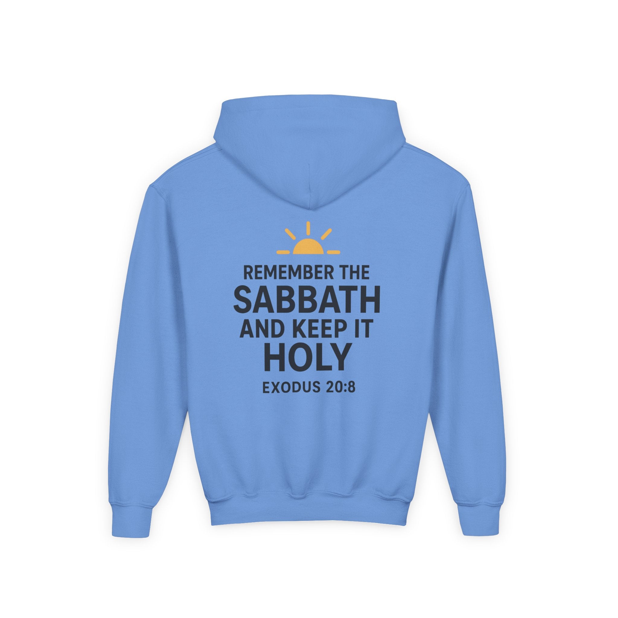 Sabbath Mode Youth Hoodie, Comfortable Hooded Sweatshirt for Kids, Perfect for Religious Observances, Christian Gift, Sunday Wear