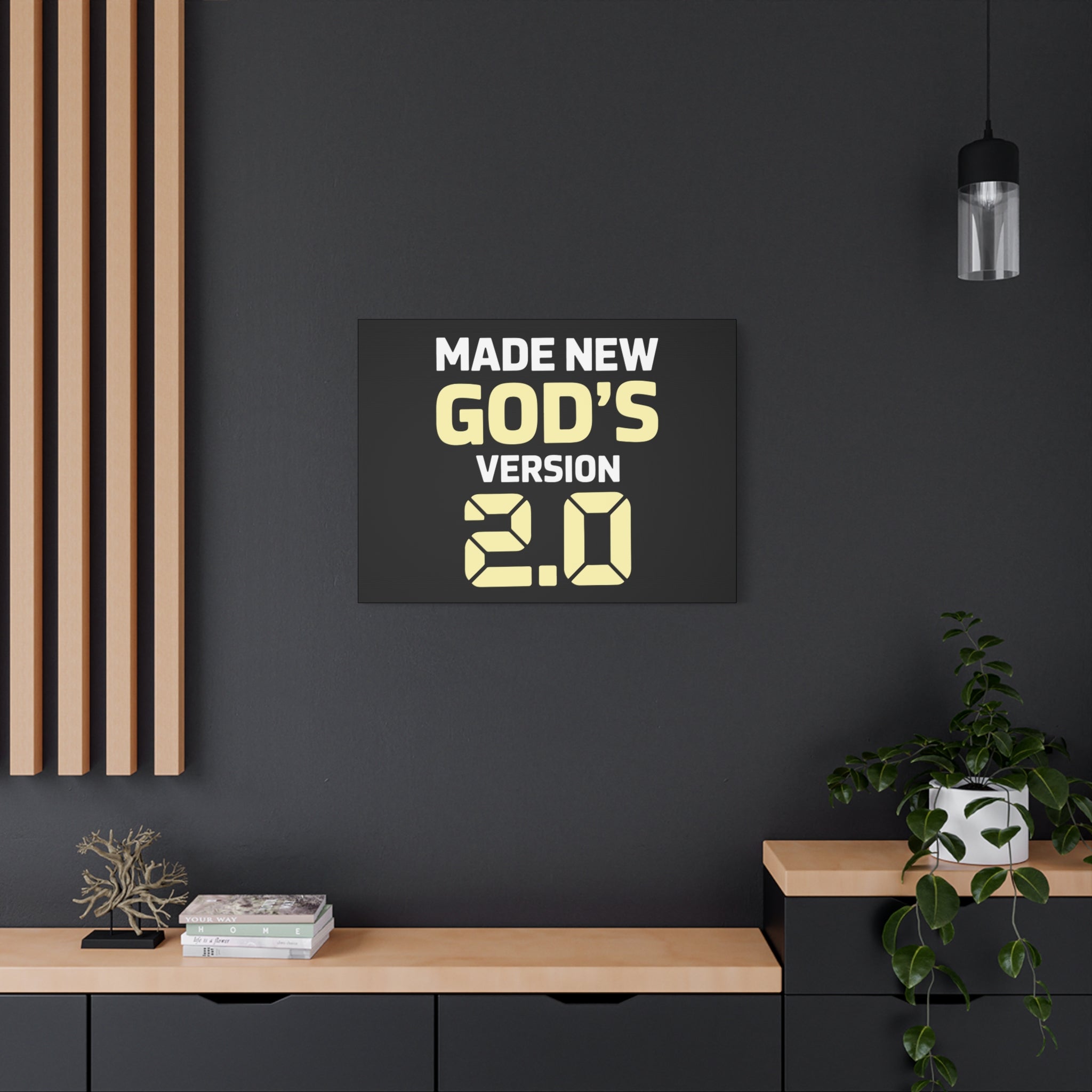 Inspirational Wall Art Canvas, Faith Decor, Home Decoration, Uplifting Gift, Christian Home, Motivational Room