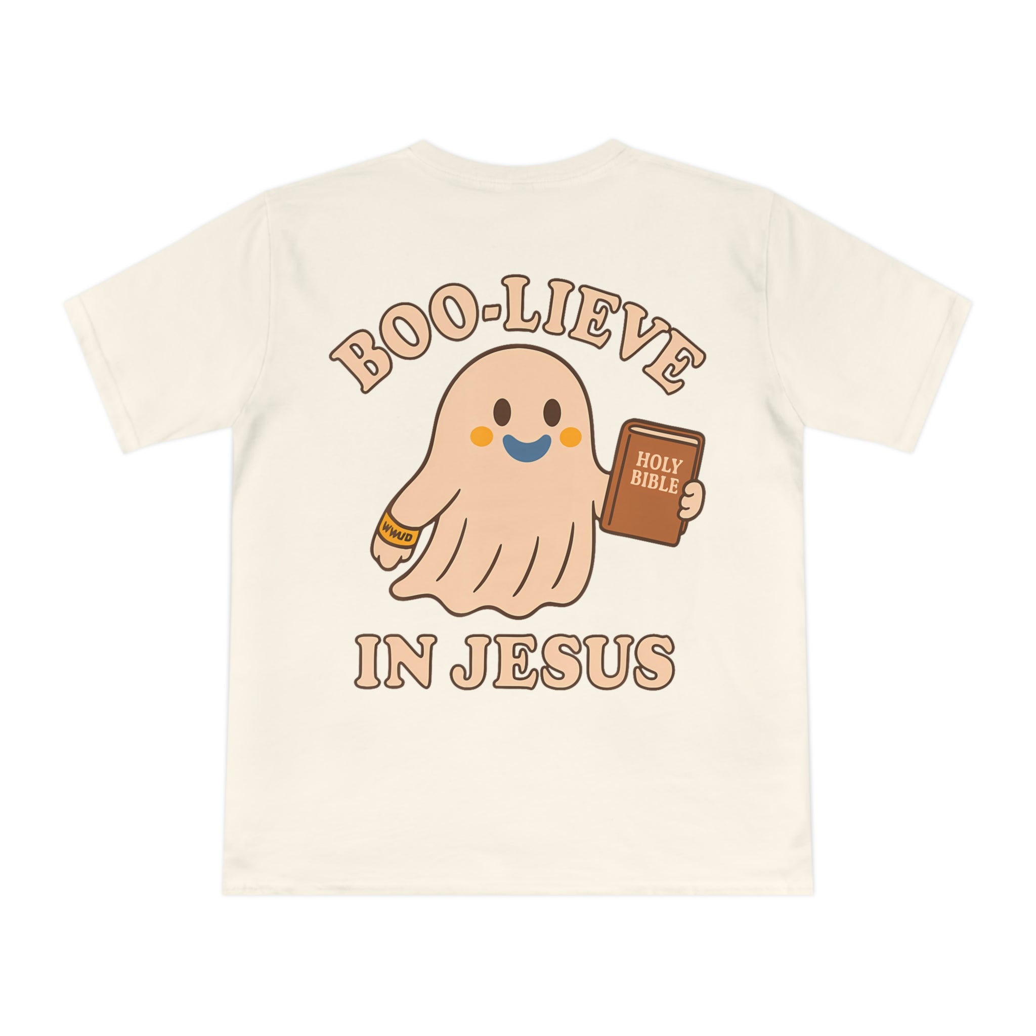 Halloween Christian T-Shirt with Fun Ghost Designs, Jesus is My Boo, Spooky Season Apparel, Faithful Holiday Shirt, Unique Gift for [...]