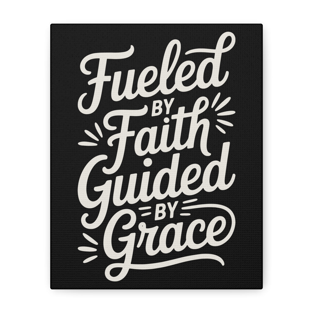 Stretched Canvas Art, Motivational Wall Decor, Home Inspirational Art, Faith-Based Decor, Gift for Faith Lovers
