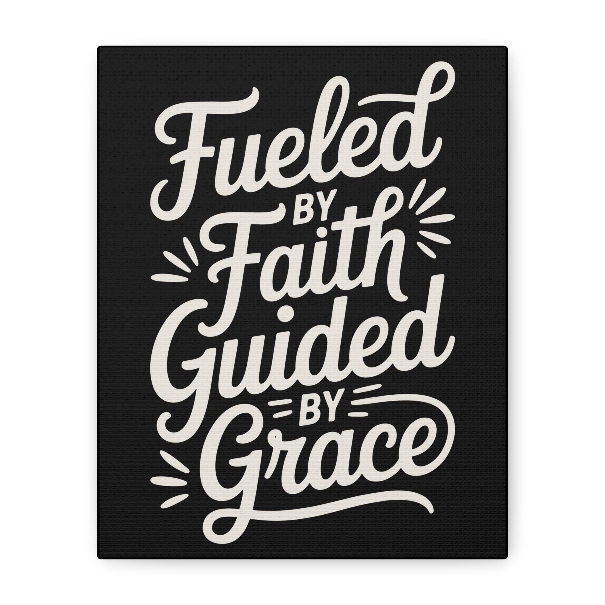 Stretched Canvas Art, Motivational Wall Decor, Home Inspirational Art, Faith-Based Decor, Gift for Faith Lovers