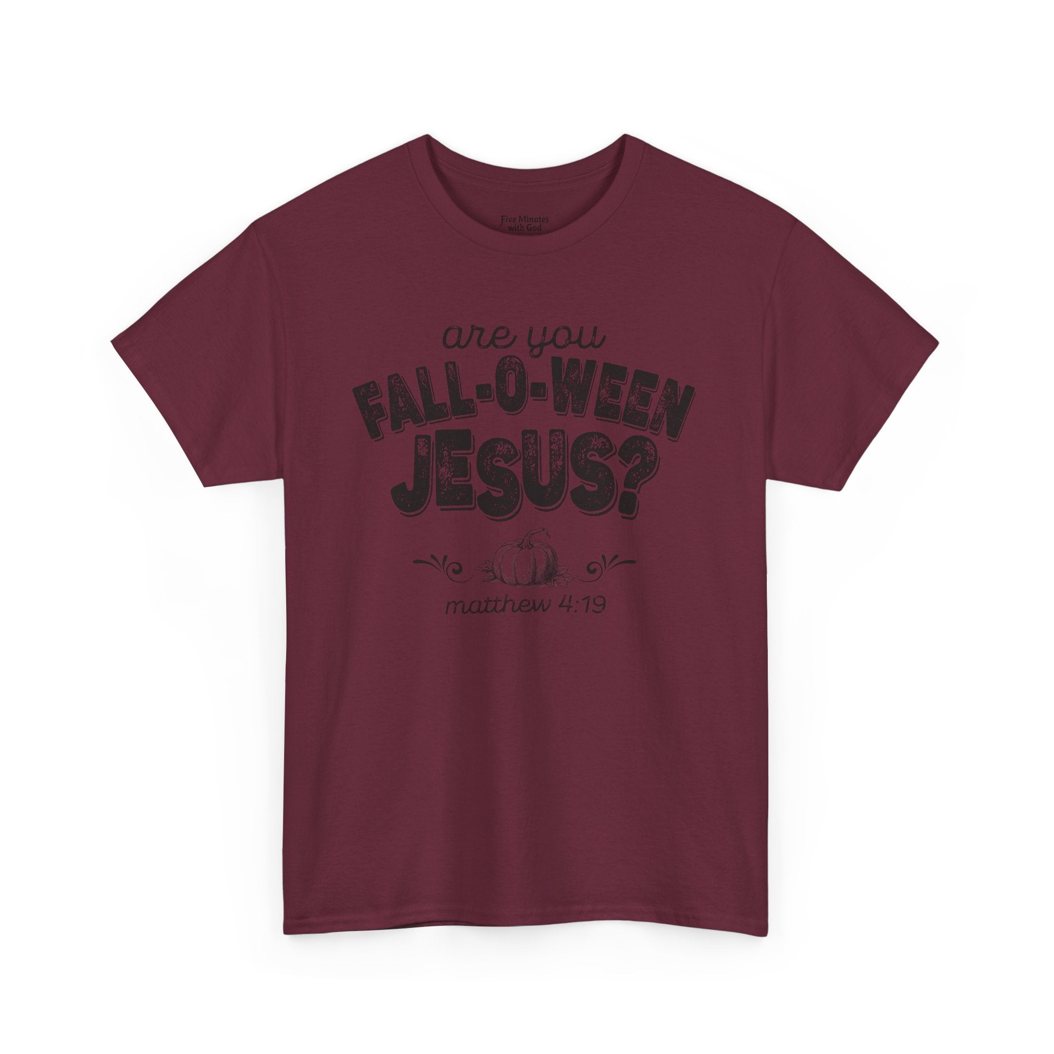 Fall-Themed Tee, Are You Fall-O-Ween Jesus, Unisex Cotton Shirt, Funny Fall Apparel, Halloween T-Shirt, Thanksgiving Gift Ideas