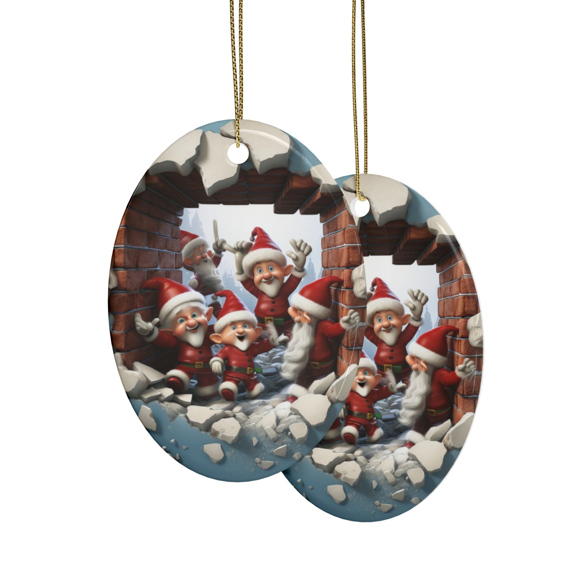 Holiday Ceramic Ornaments - Star Shaped Christmas Decor, Festive Tree Decorations, Unique Gift Ideas, Home and Holiday Decorations, [...]