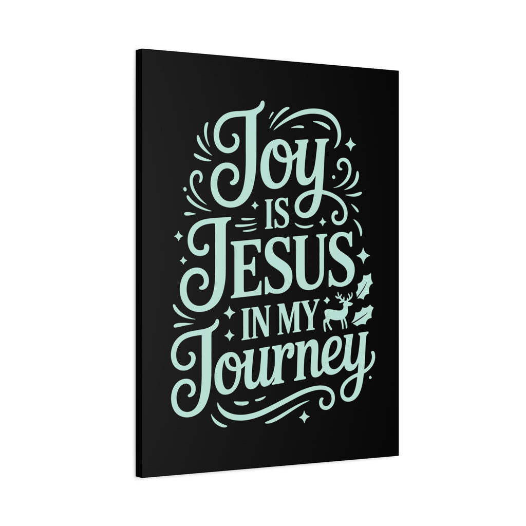 Joy in My Journey Canvas Wall Art, Religious Decor, Christmas Gift, Inspirational Wall Art, Joyful Home Decoration, Faith-Based Art