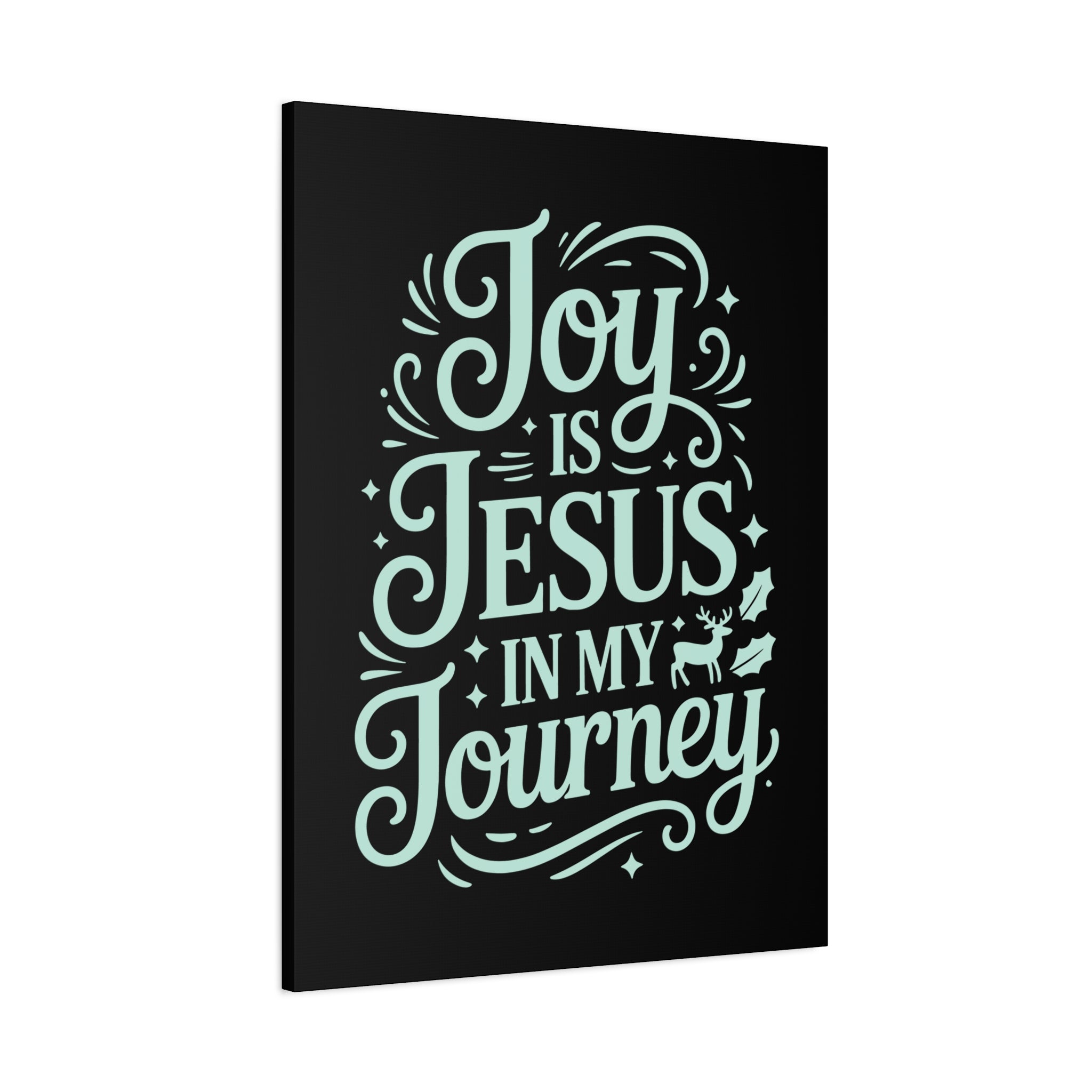 Joy in My Journey Canvas Wall Art, Religious Decor, Christmas Gift, Inspirational Wall Art, Joyful Home Decoration, Faith-Based Art