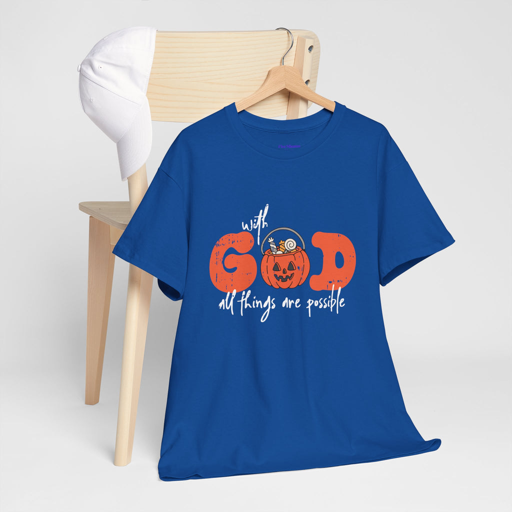Faith-Inspired Unisex Tee - God All Things Are Possible Shirt
