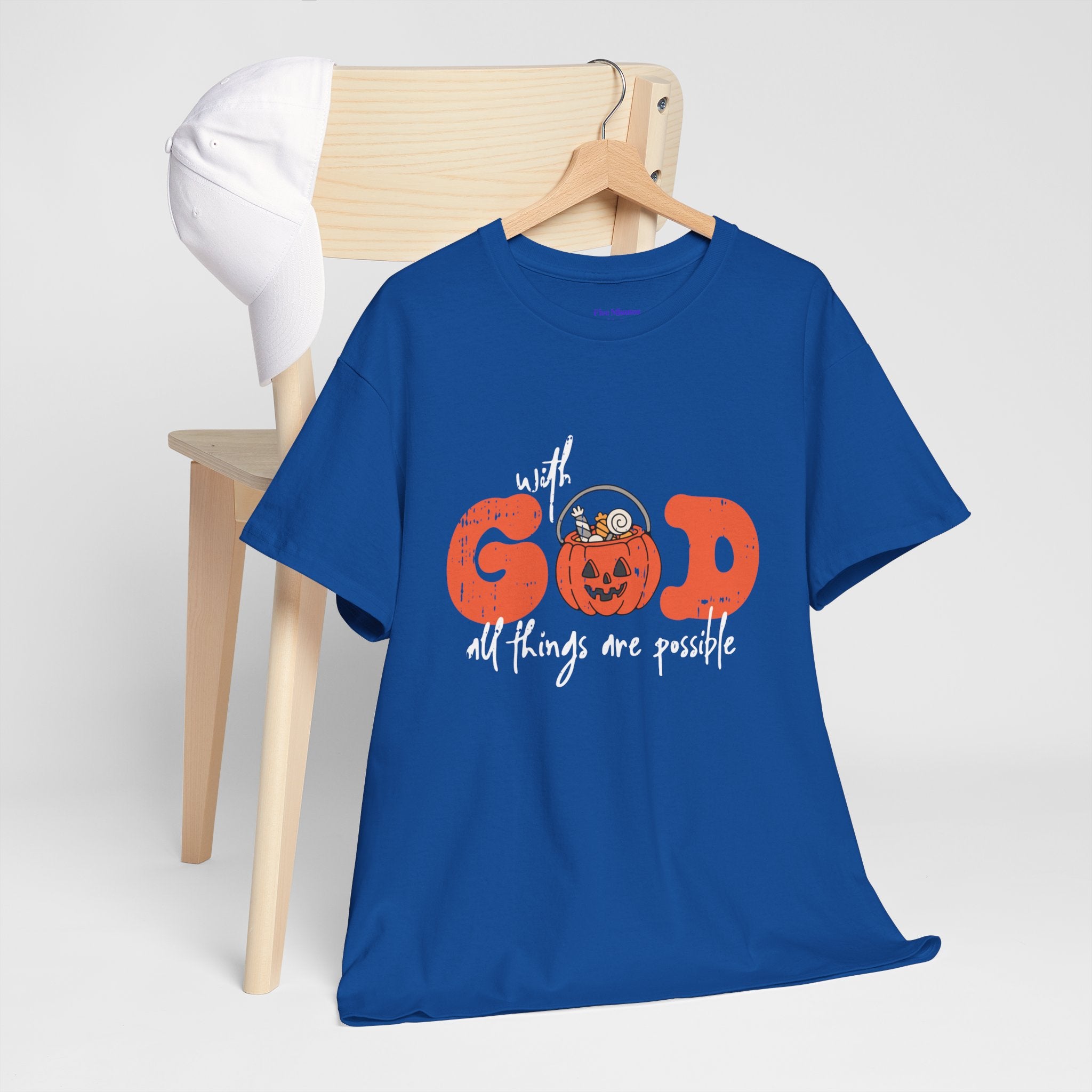 Faith-Inspired Unisex Tee - God All Things Are Possible Shirt