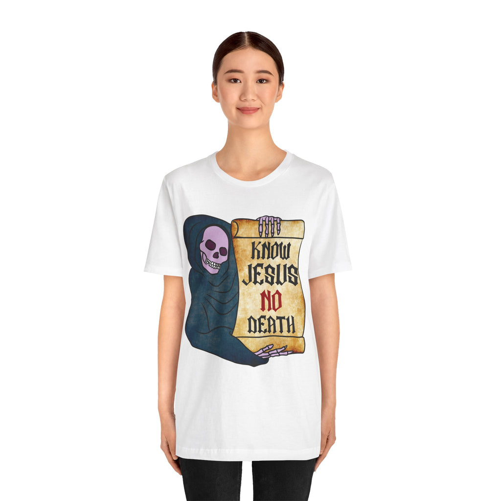 Jesus Skull Tee - Inspirational T-Shirt, Casual Wear, Spiritual Gift, Faith-Based Apparel, Unique Graphic Tee