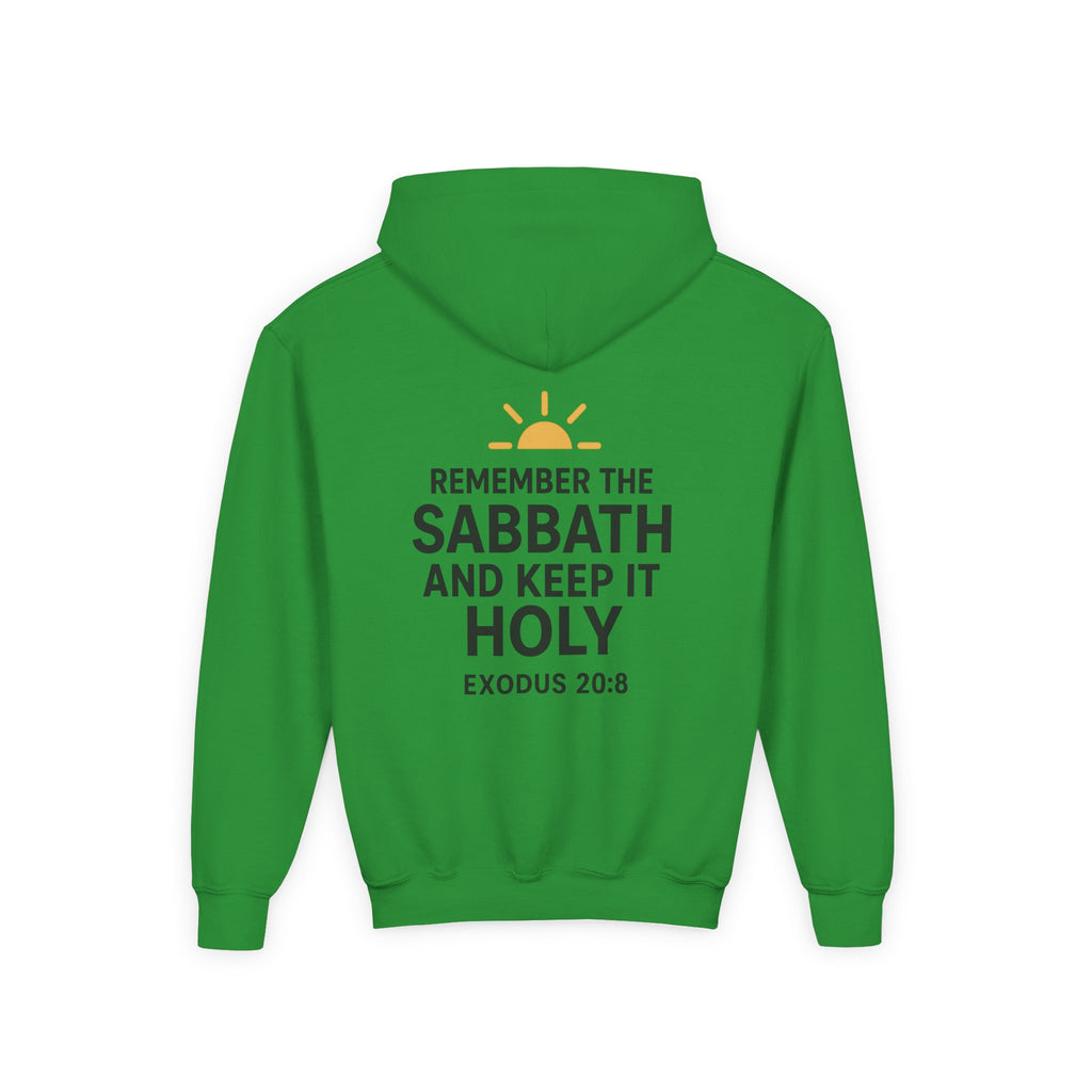 Sabbath Mode Youth Hoodie, Comfortable Hooded Sweatshirt for Kids, Perfect for Religious Observances, Christian Gift, Sunday Wear
