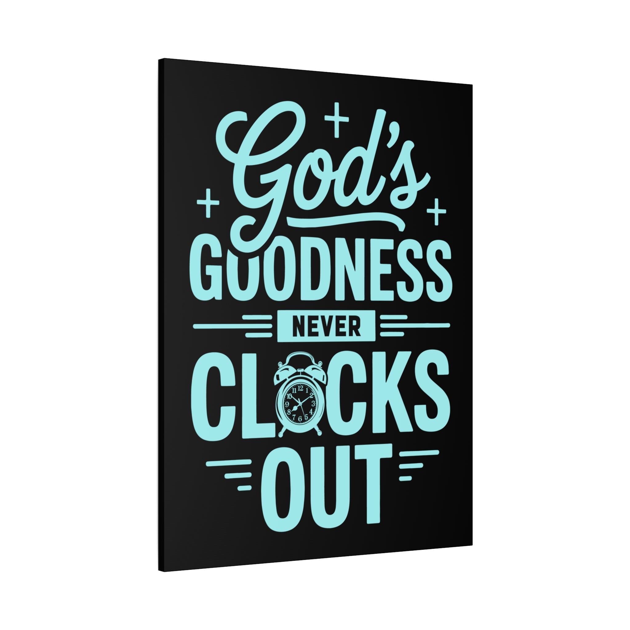 Inspirational Canvas Wall Art, Motivational Decor, Faith-Based Gift, Home Decoration, Religious Wall Art, God's Goodness