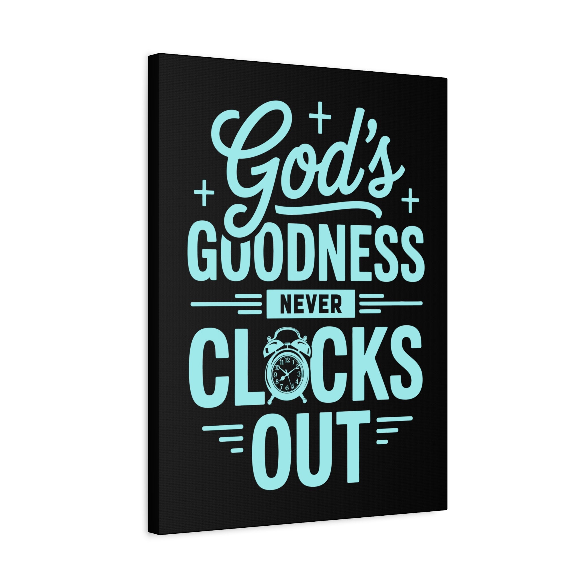 Inspirational Canvas Wall Art, Motivational Decor, Faith-Based Gift, Home Decoration, Religious Wall Art, God's Goodness
