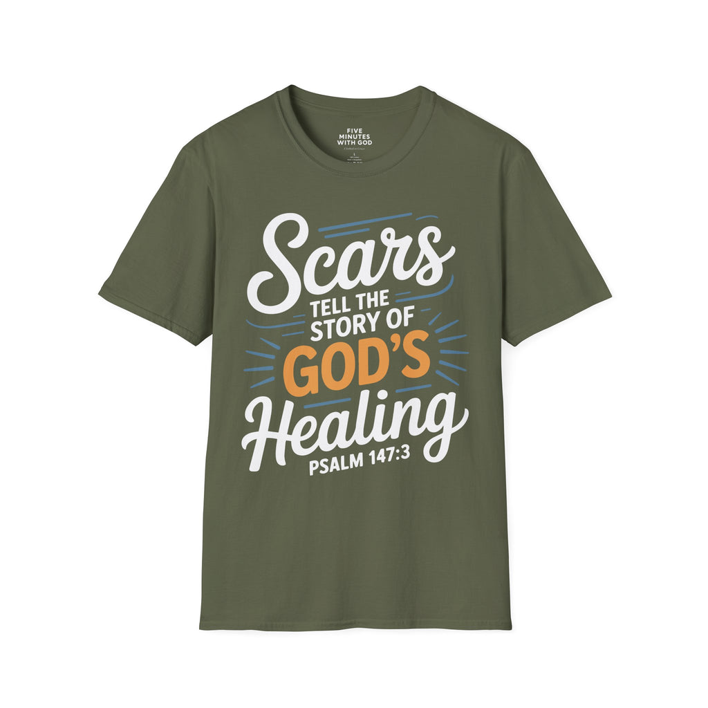 Scars Tell The Story of God's Healing T-Shirt