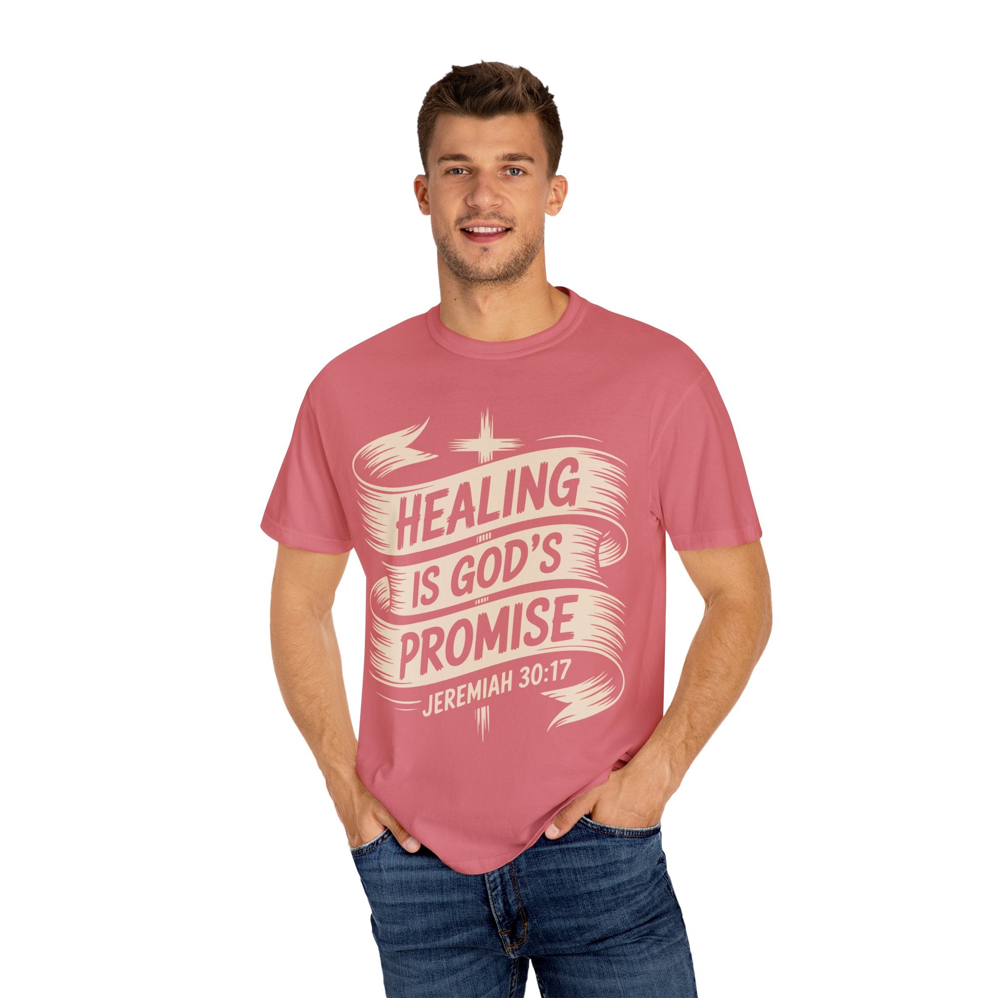 Healing is God's Promise T-Shirt, Faith-Based Apparel