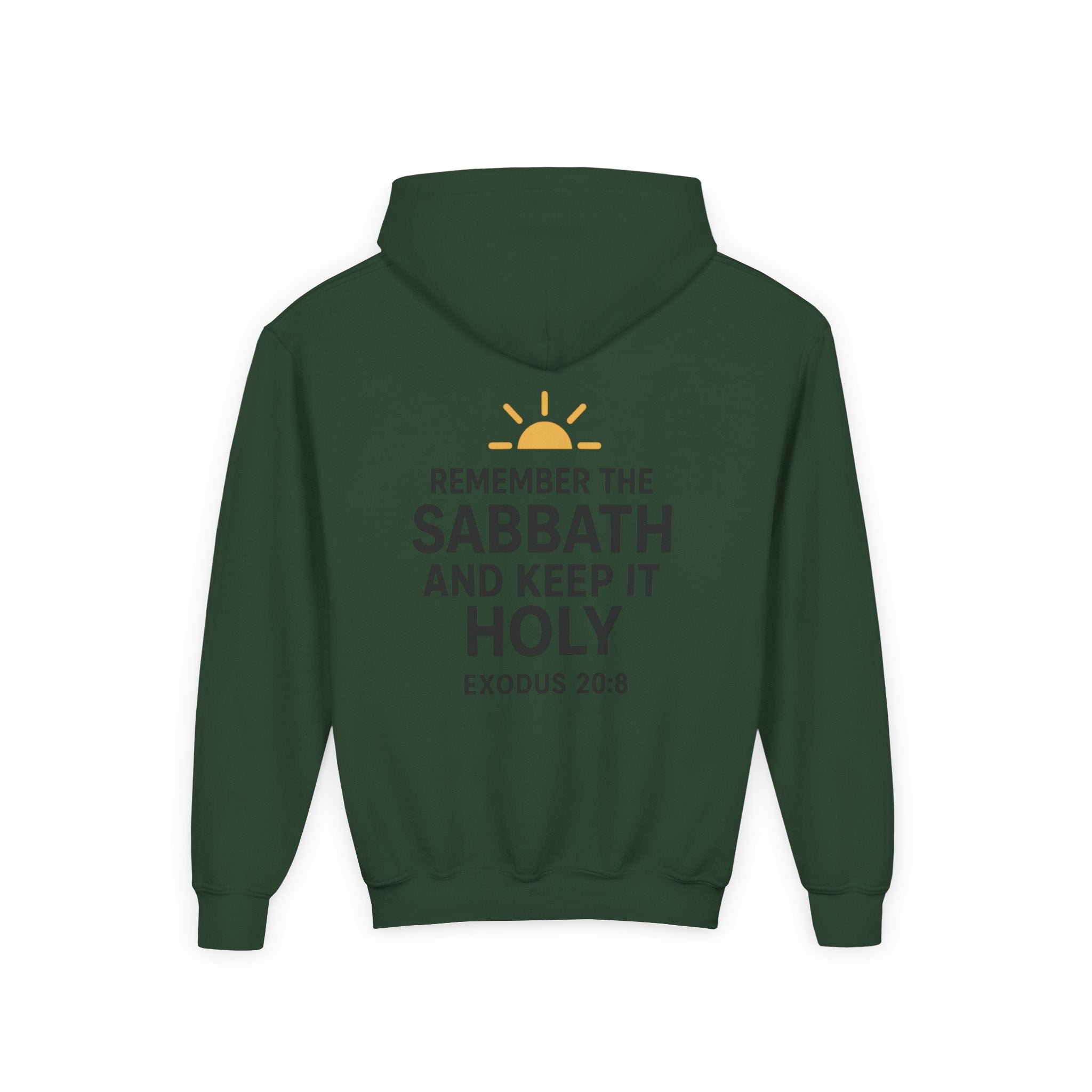 Sabbath Mode Youth Hoodie, Comfortable Hooded Sweatshirt for Kids, Perfect for Religious Observances, Christian Gift, Sunday Wear