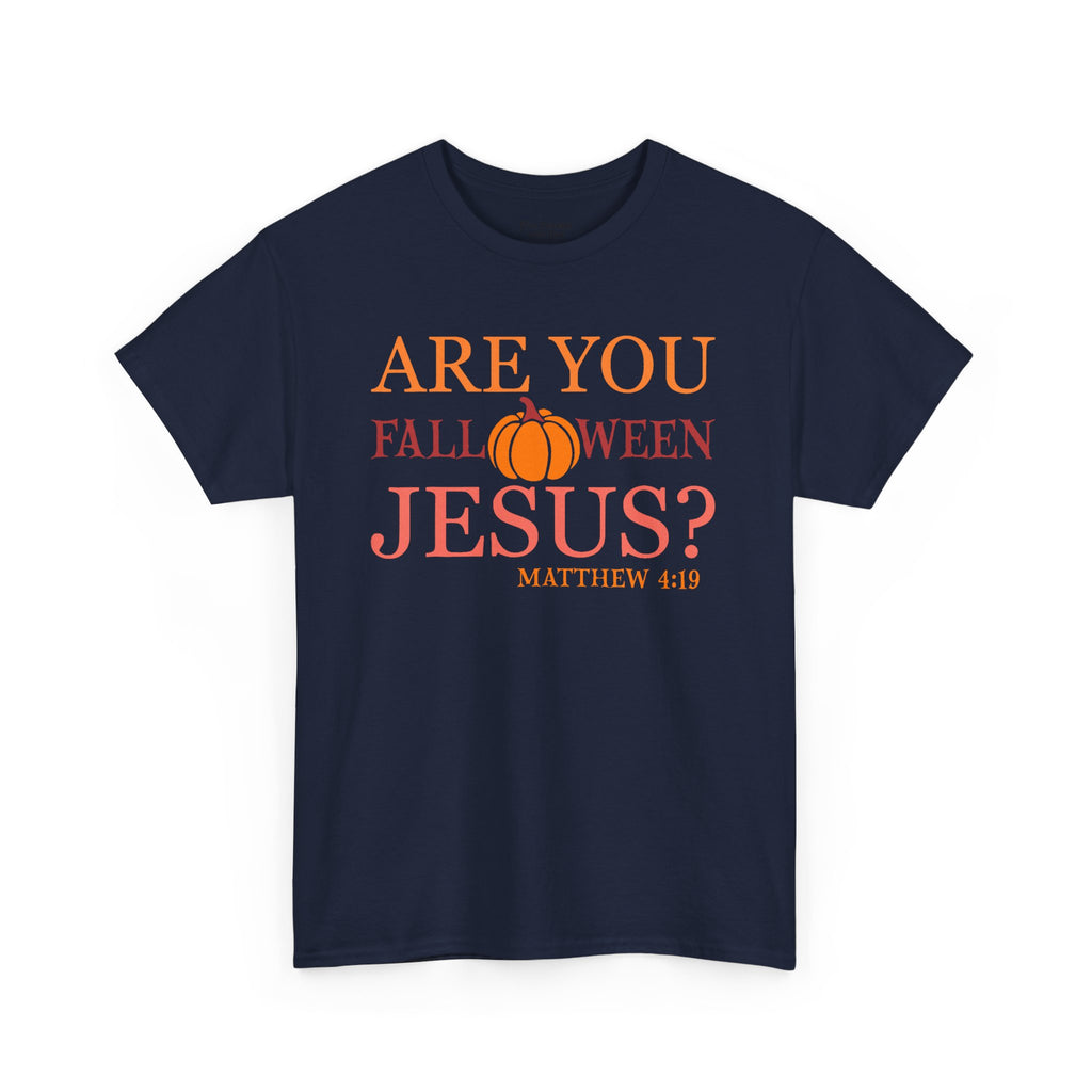Unisex Heavy Cotton Tee - Are You Halloween Jesus? Festival Shirt, Funny Christian Tee, Fall Apparel, Halloween Party Outfit, Holiday Gift