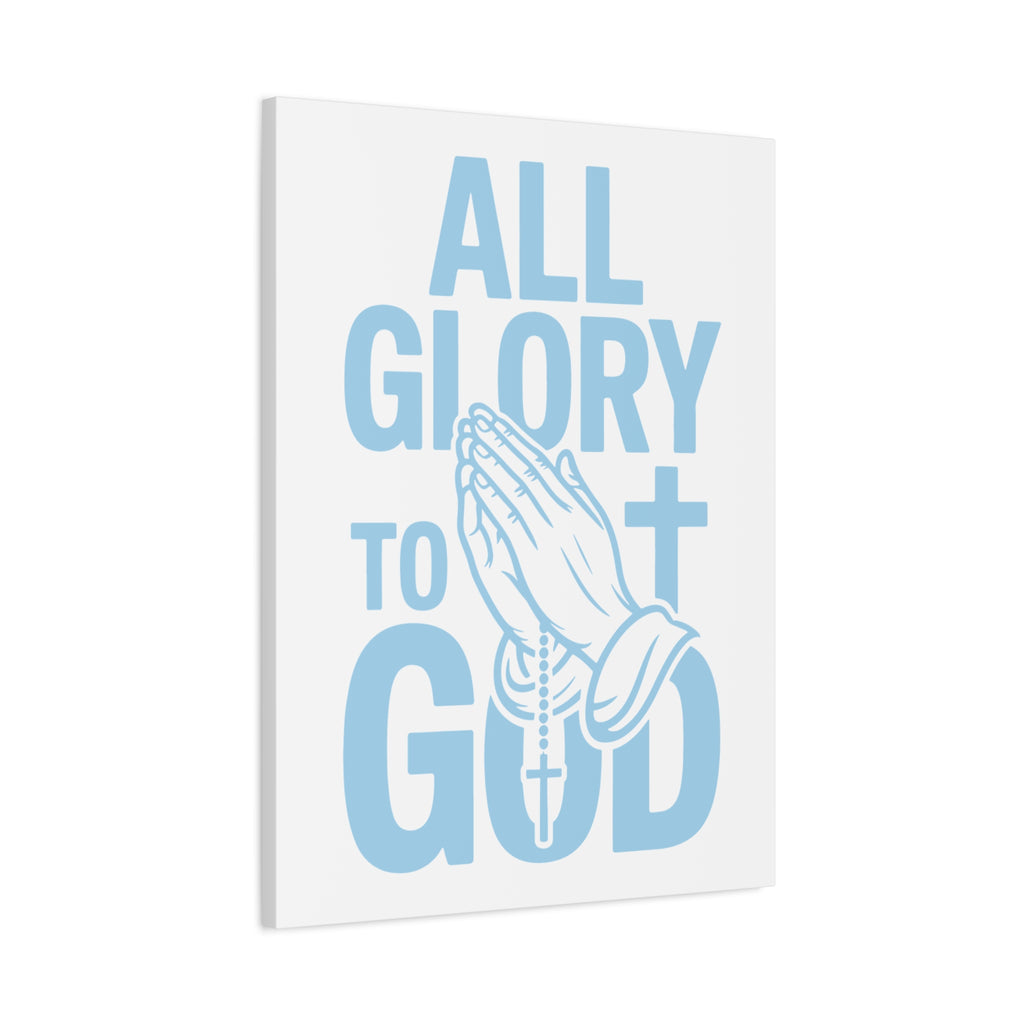 Religious Wall Art Canvas Print, Christian Home Decor, Inspirational Gift, Praying Hands Artwork, Faith Decor for Church