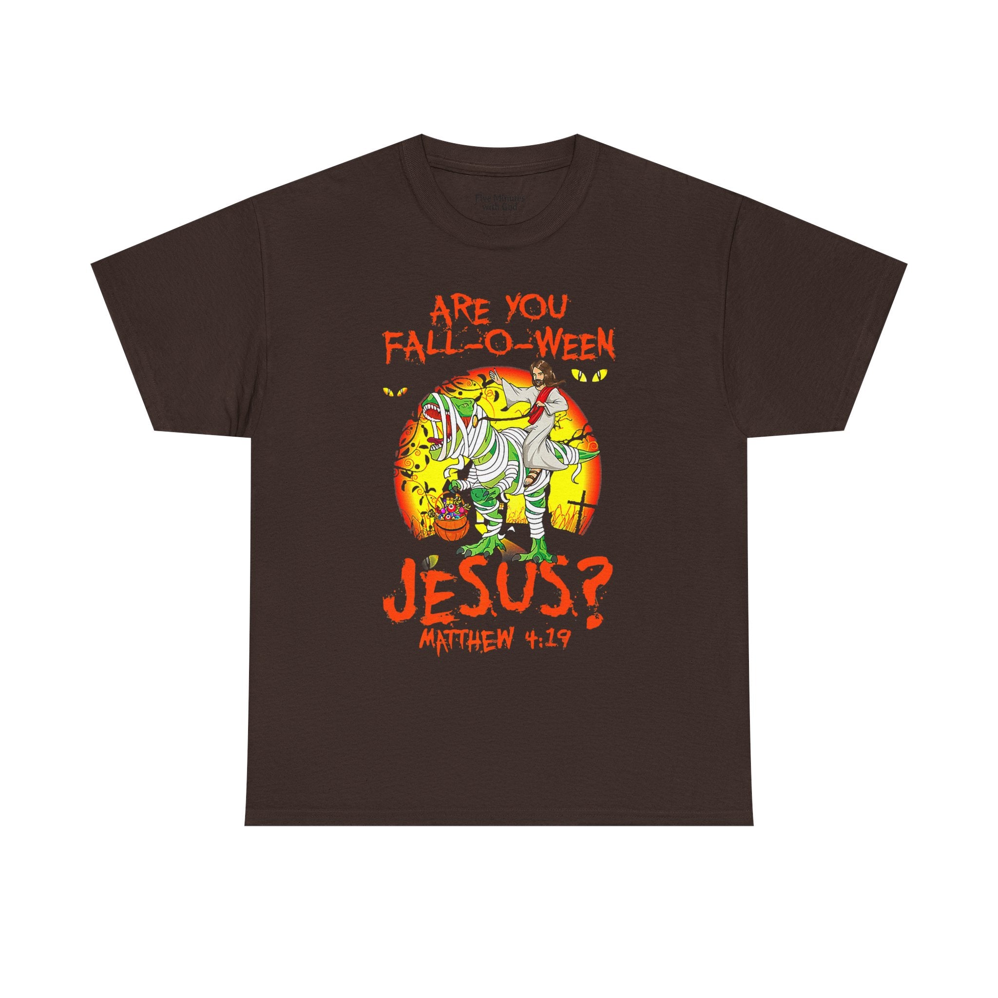 Funny Halloween T-Shirt, Fall Shirt, Christian Tee, Gift for Jesus Lovers, Unique Fall Apparel