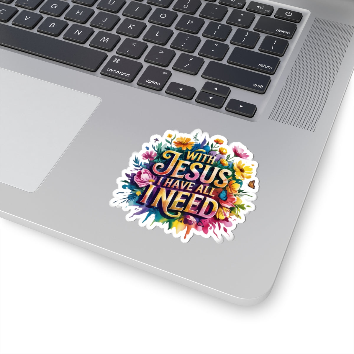 Floral Inspirational Stickers, Jesus Faith Stickers for Laptops, Water Bottles, Journals, Perfect for Gifts & Decor