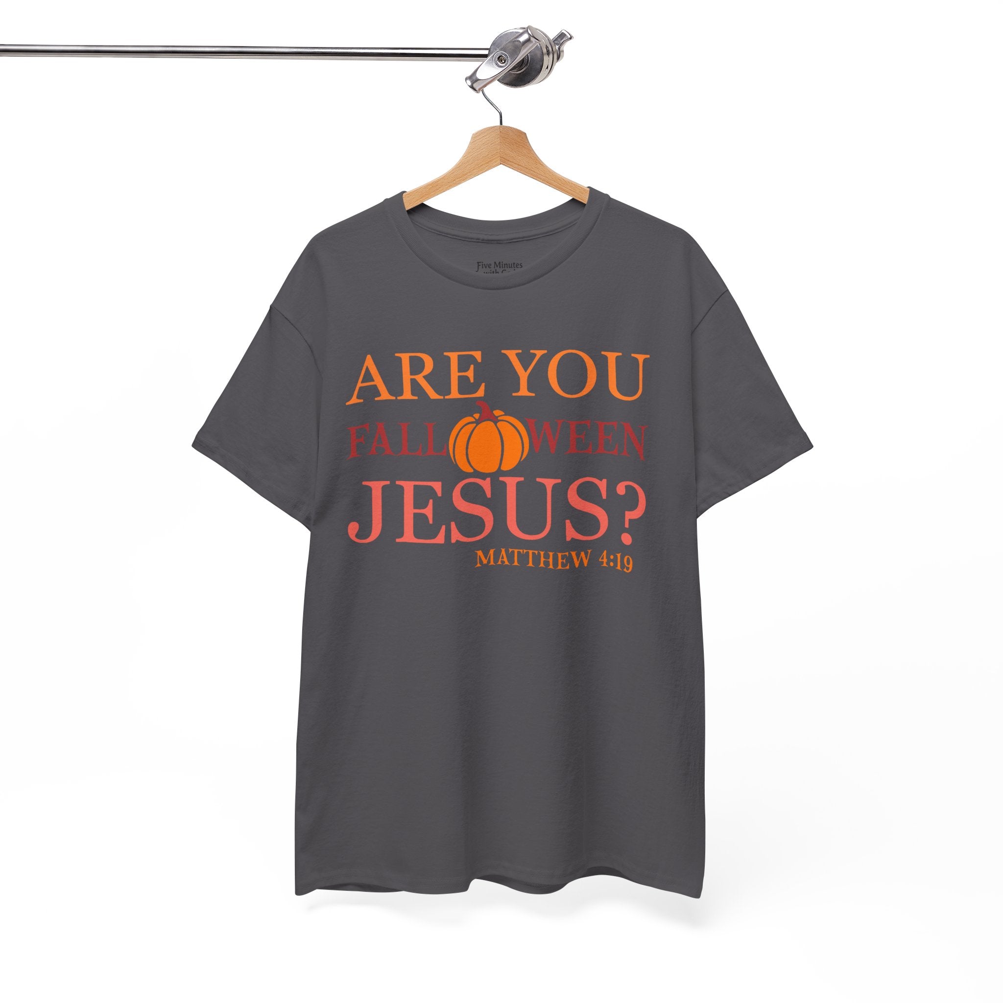 Unisex Heavy Cotton Tee - Are You Halloween Jesus? Festival Shirt, Funny Christian Tee, Fall Apparel, Halloween Party Outfit, Holiday Gift
