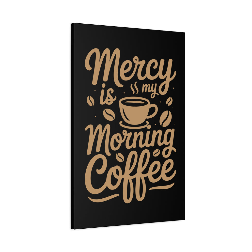 Coffee-Themed Canvas Art Print, Wall Decor for Coffee Lovers, Inspirational Home Decoration, Gift for Friends and Family