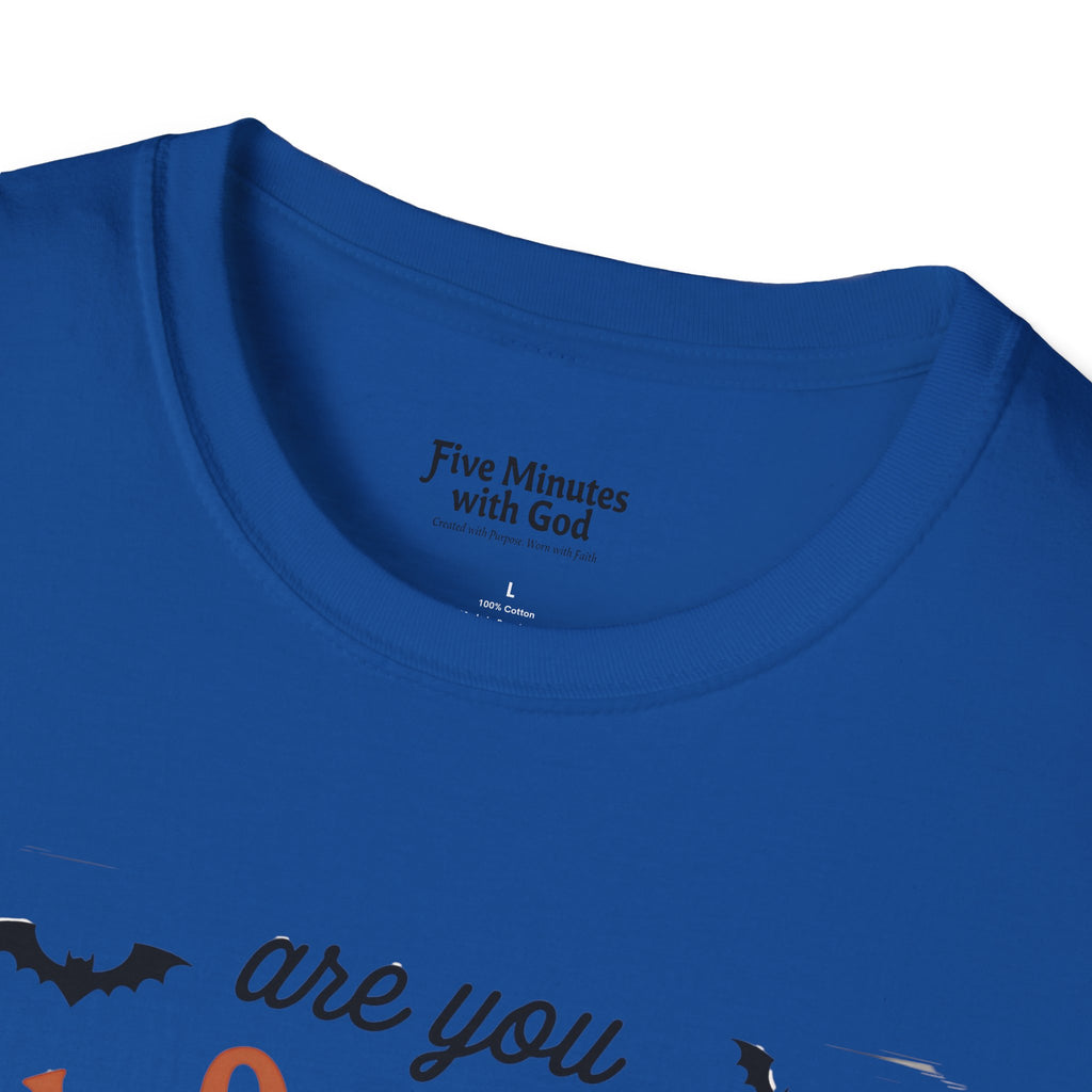 Fall-Themed T-Shirt: Are You Fall-O-Ween Jesus? Halloween Tee, Unisex Shirt, Autumn Apparel, Faith-Based Gift, Seasonal Wear