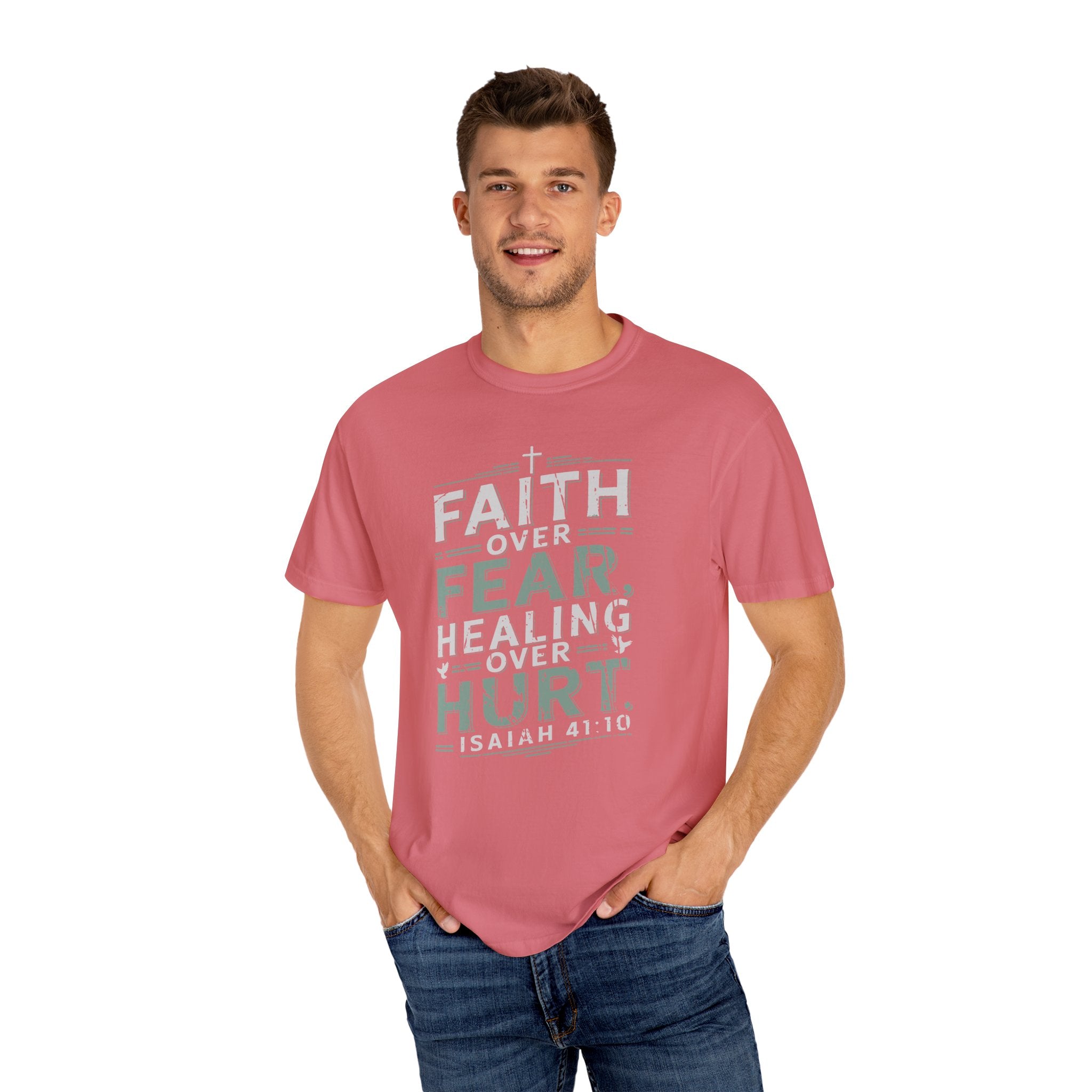 Faith Over Fear T-Shirt - Inspirational Unisex Tee