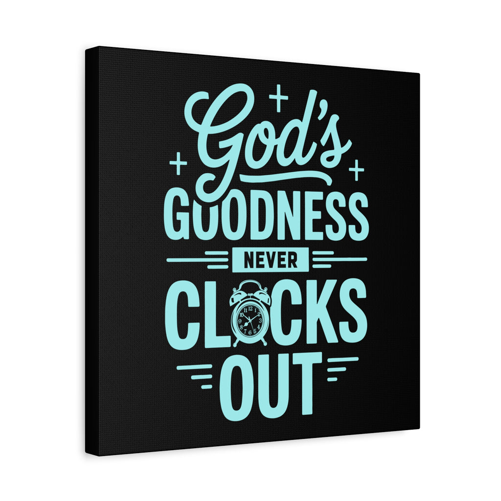 Inspirational Canvas Wall Art, Motivational Decor, Faith-Based Gift, Home Decoration, Religious Wall Art, God's Goodness