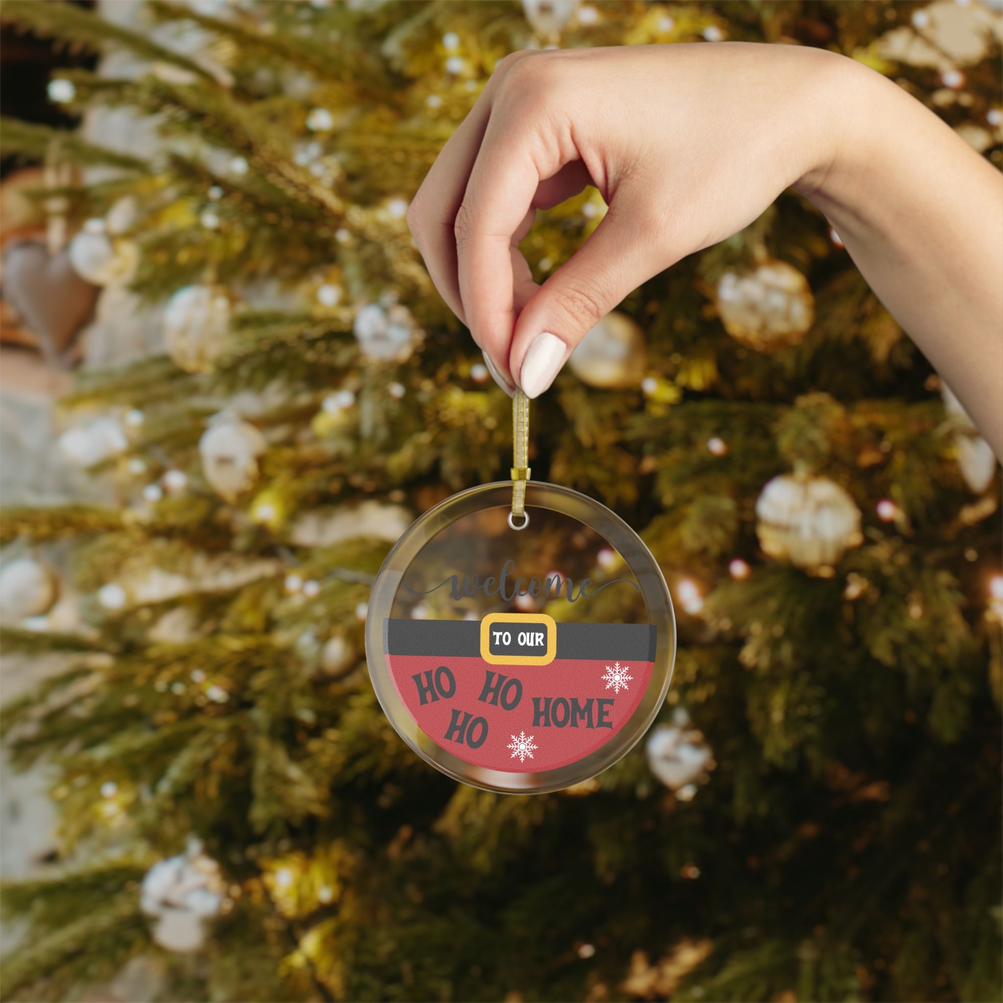 Festive Glass Ornaments for Holiday Decor | Welcome to Our Home | Christmas Tree Ornaments, Gift Tags, Seasonal Decorations, [...]