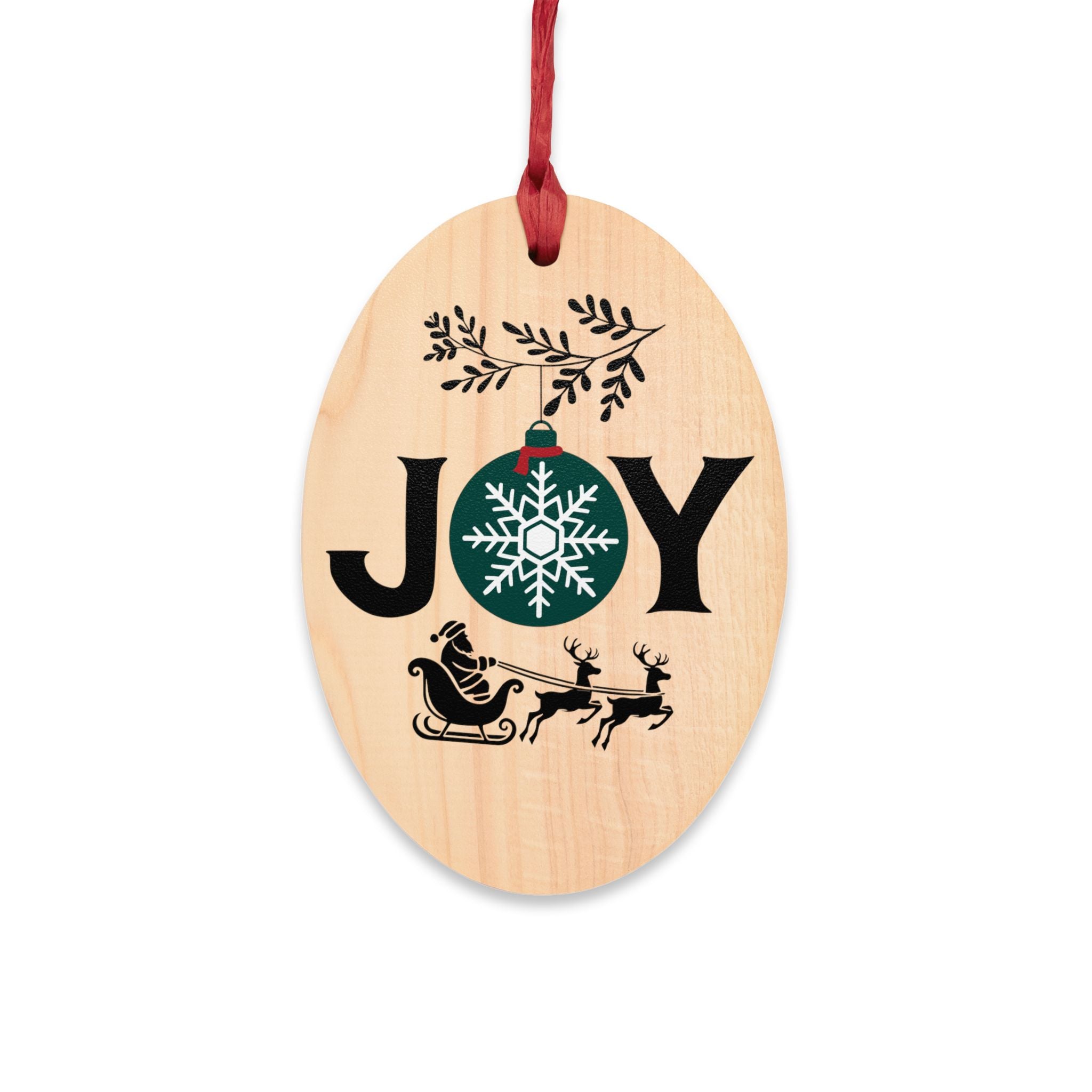 Joyful Wooden Ornaments - Holiday Decor for Christmas, Tree Decorations, Gift Tags, Home Decor, Festive Keepsakes
