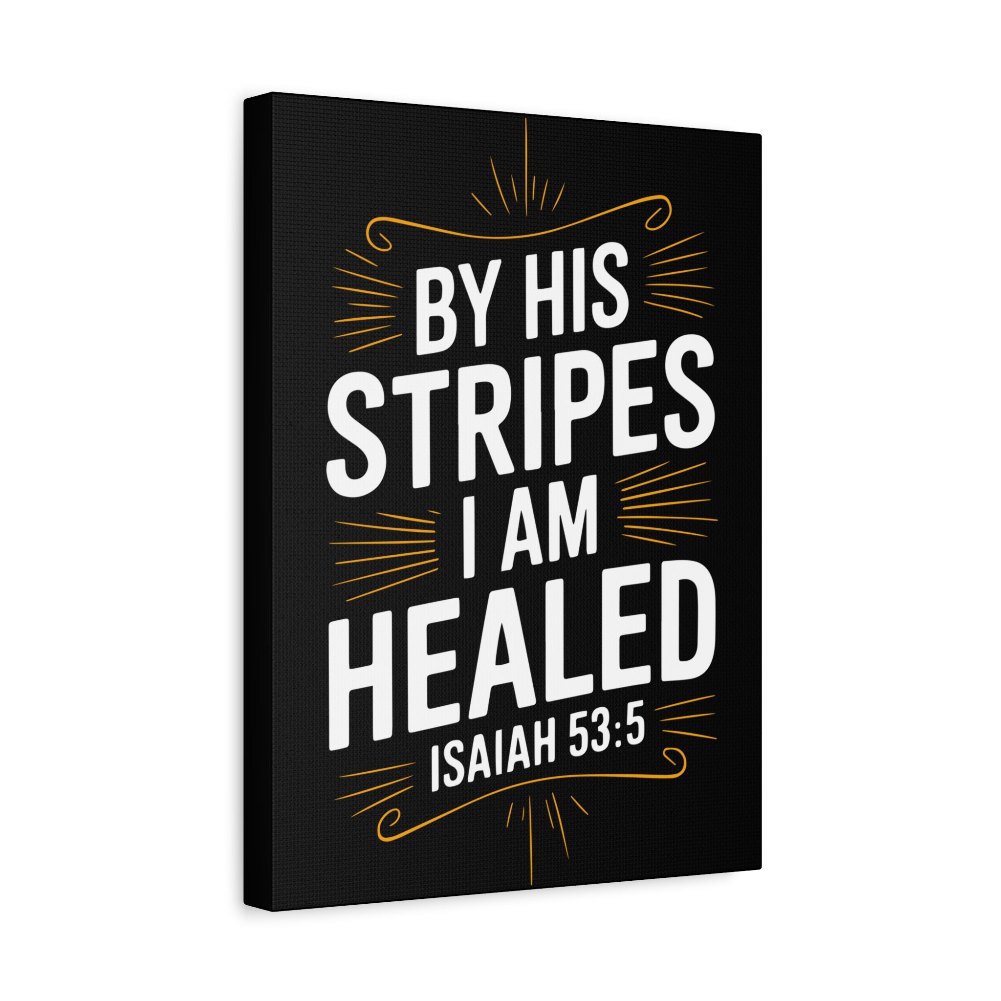 Inspirational Canvas Wall Art - Faith Decor, Christian Gift, Healing Quote, Home Decor, Modern Artwork