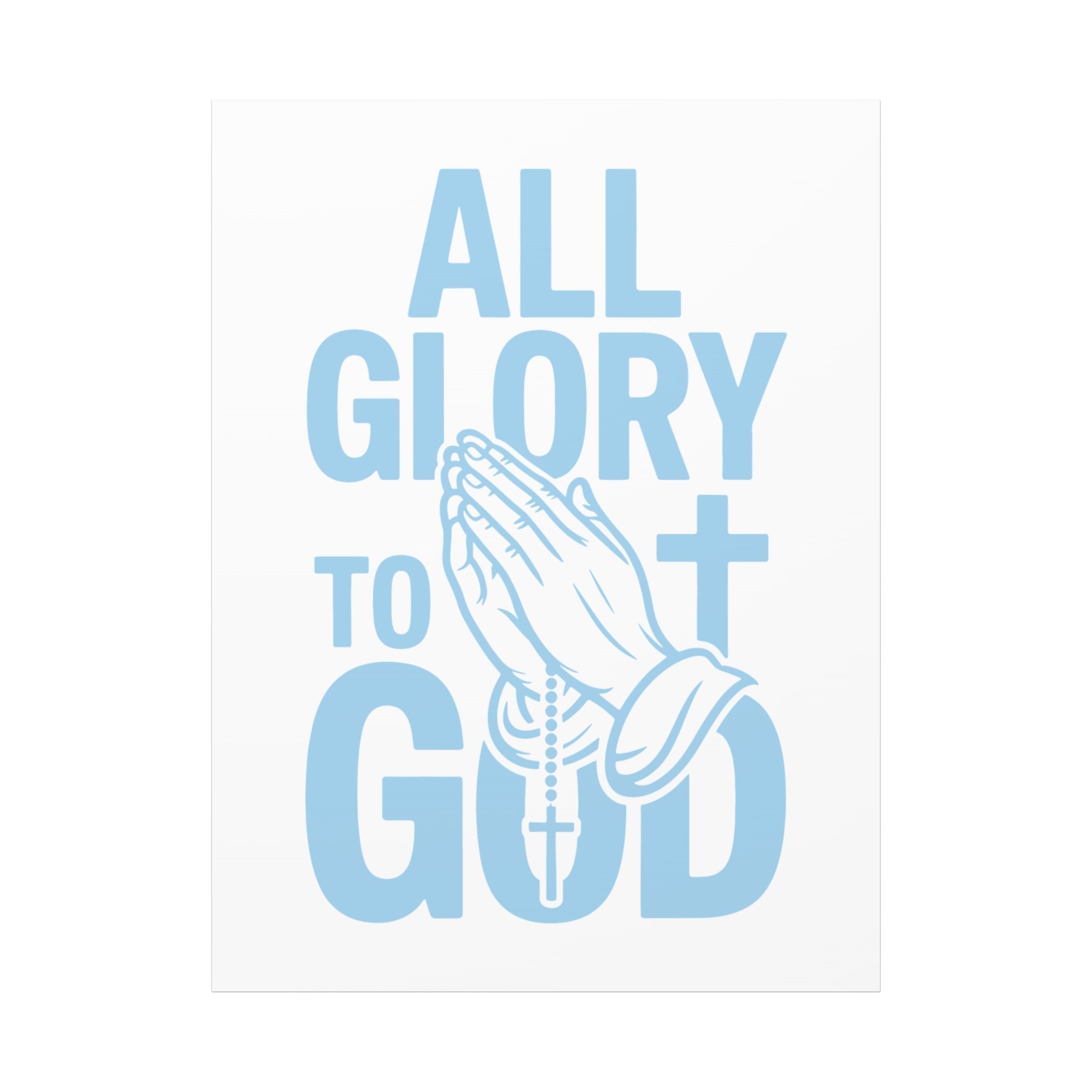 Religious Wall Art Canvas Print, Christian Home Decor, Inspirational Gift, Praying Hands Artwork, Faith Decor for Church