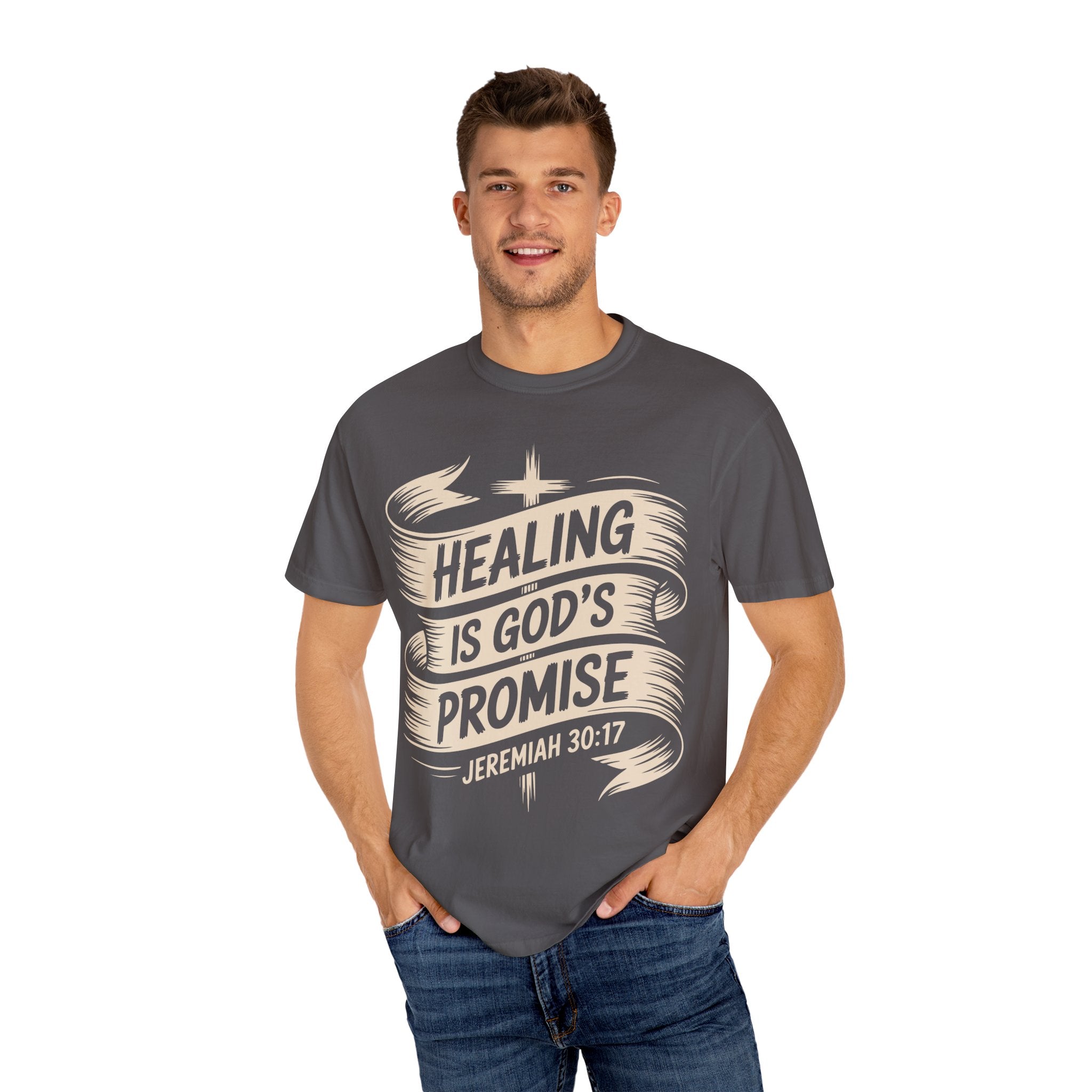 Healing is God's Promise T-Shirt, Faith-Based Apparel