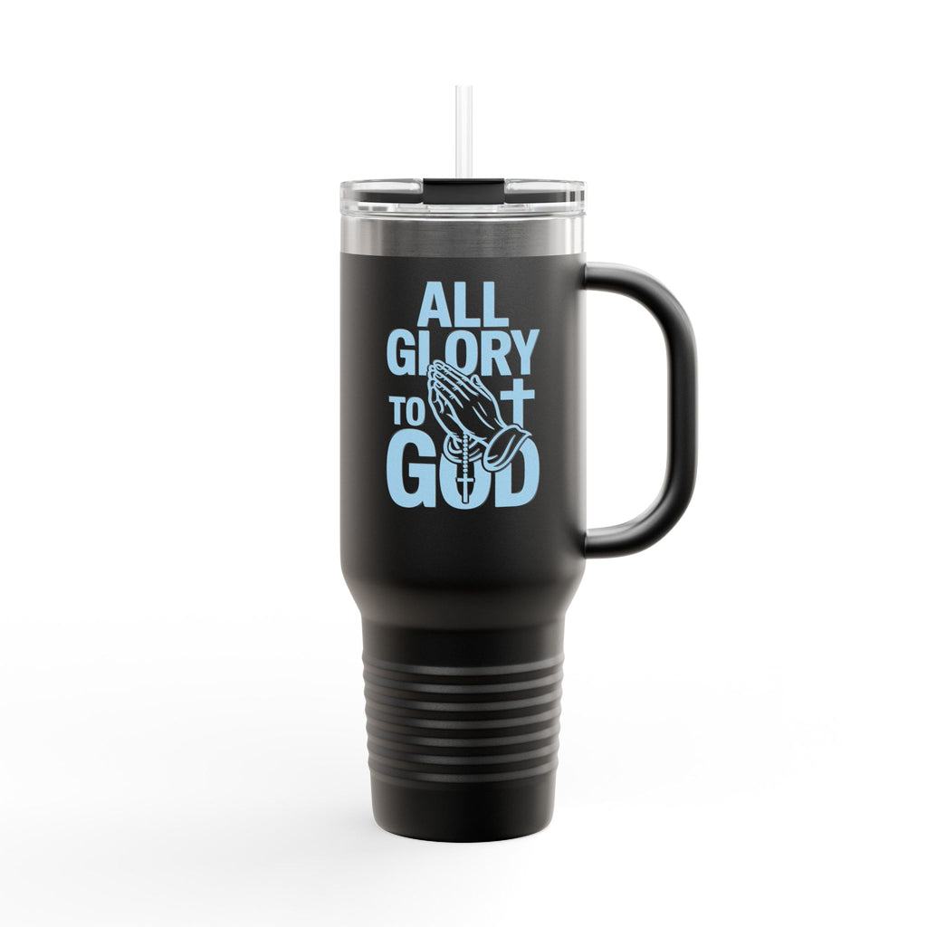 Insulated Travel Mug with Inspirational Quote, Perfect for Coffee Lovers, Bible Verses, Gift for Him/Her, Reusable Drinkware