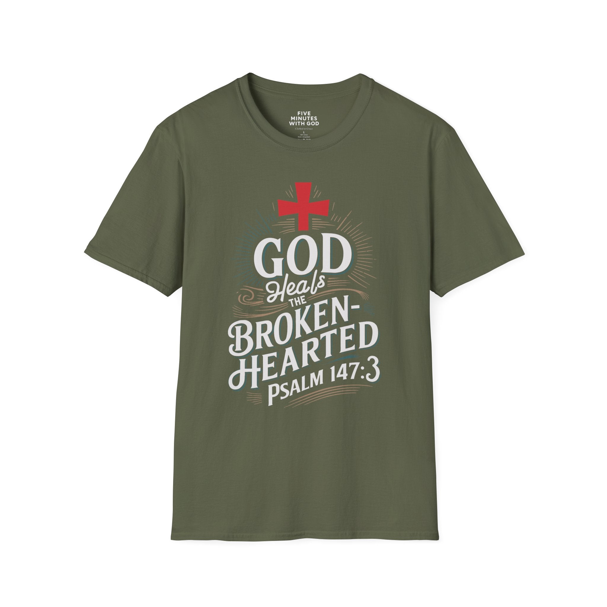 God Heals the Broken‑Hearted T‑Shirt
