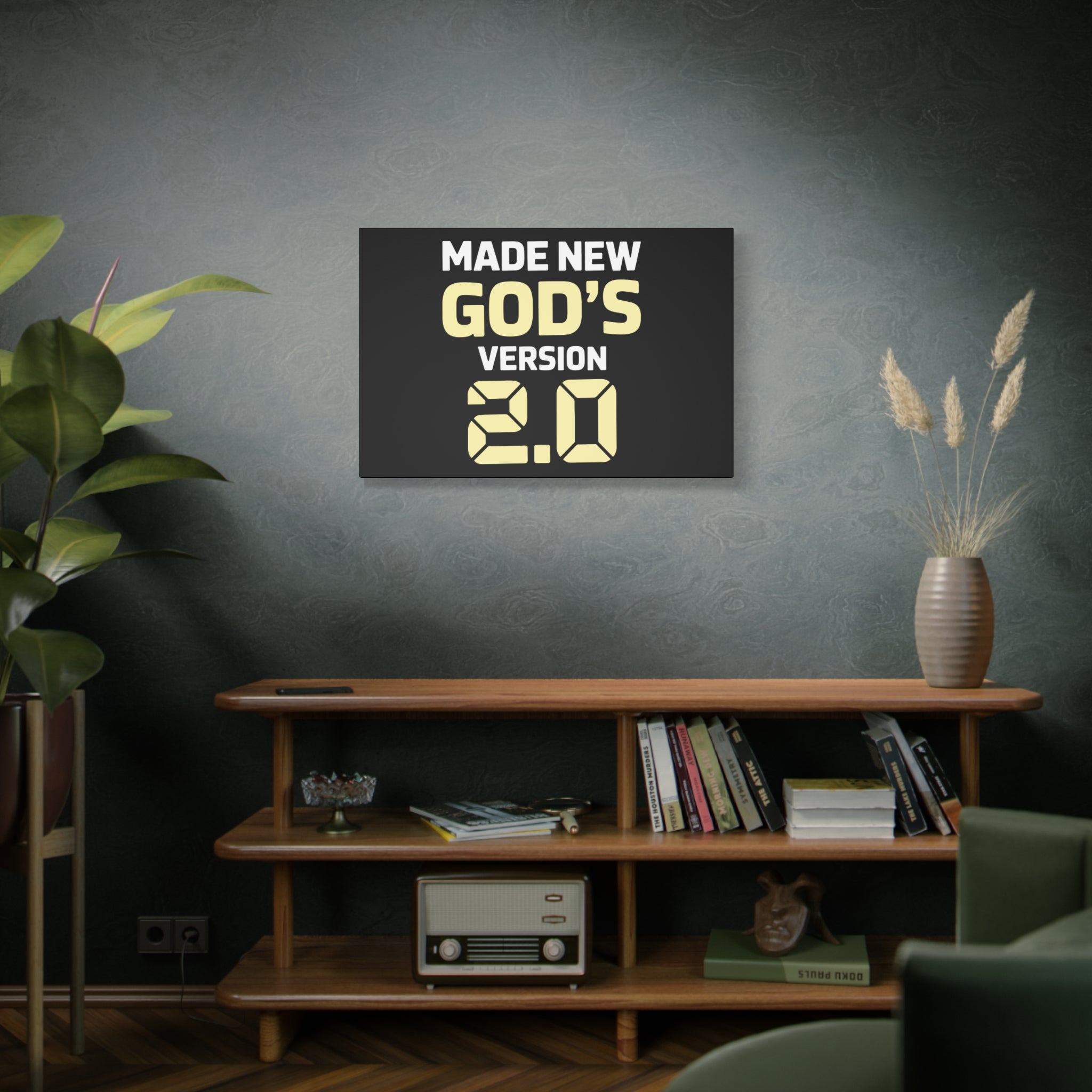 Inspirational Wall Art Canvas, Faith Decor, Home Decoration, Uplifting Gift, Christian Home, Motivational Room