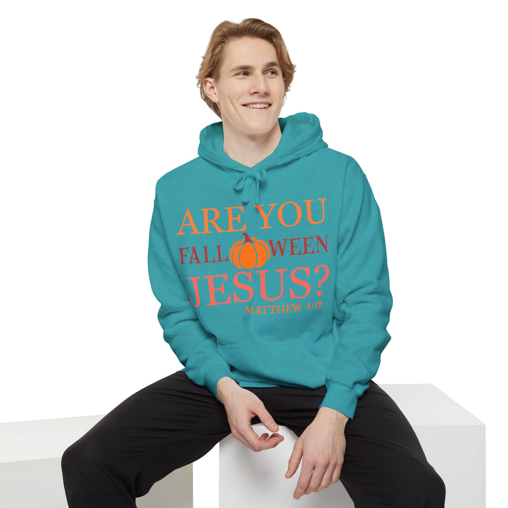 Fall-Themed Hoodie with Inspirational Text | Perfect for Halloween, Cozy Gift, Unisex Apparel, Casual Wear