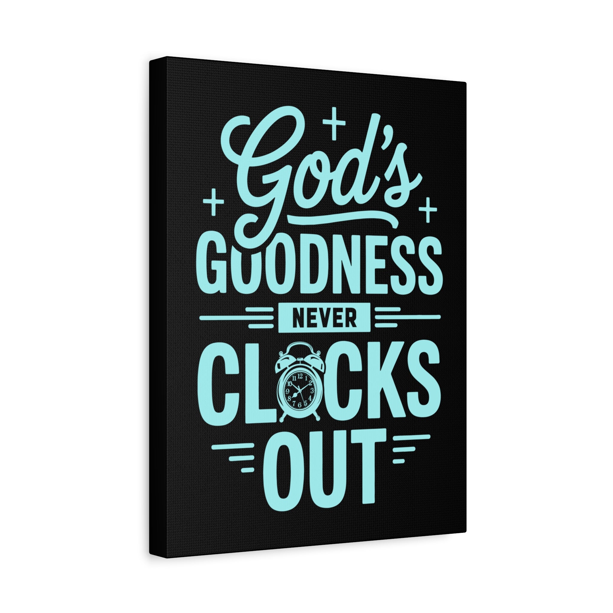 Inspirational Canvas Wall Art, Motivational Decor, Faith-Based Gift, Home Decoration, Religious Wall Art, God's Goodness