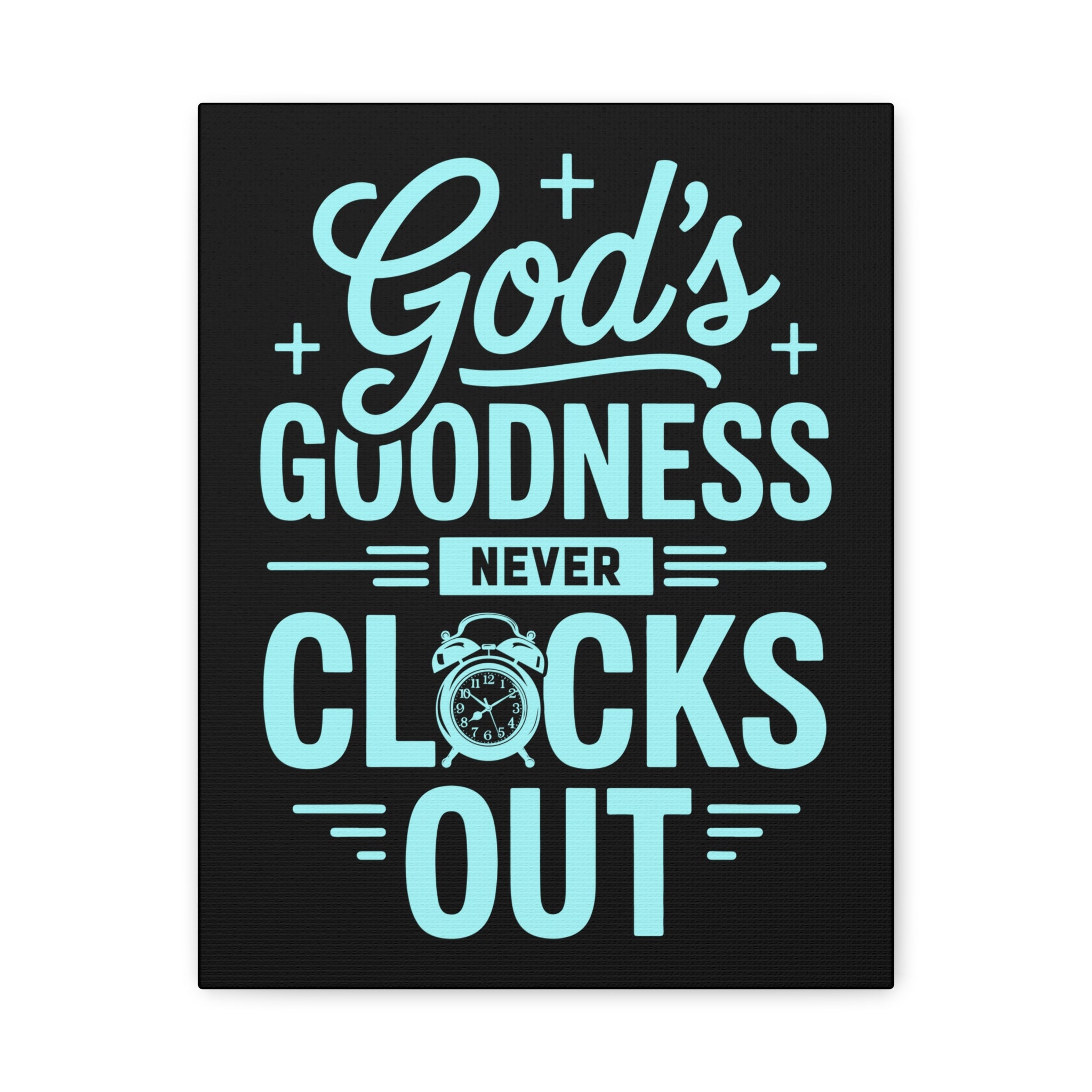 Inspirational Canvas Wall Art, Motivational Decor, Faith-Based Gift, Home Decoration, Religious Wall Art, God's Goodness