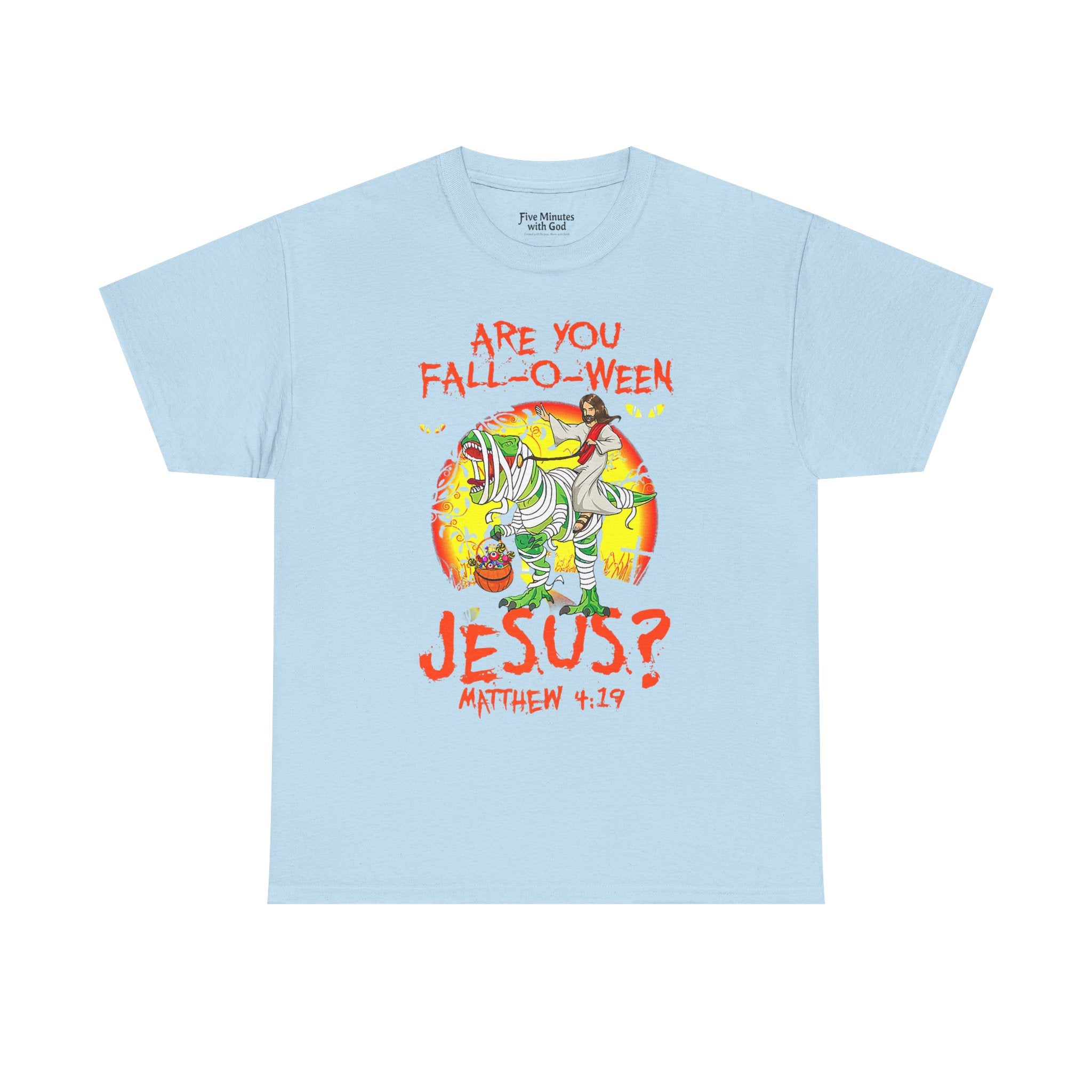 Funny Halloween T-Shirt, Fall Shirt, Christian Tee, Gift for Jesus Lovers, Unique Fall Apparel