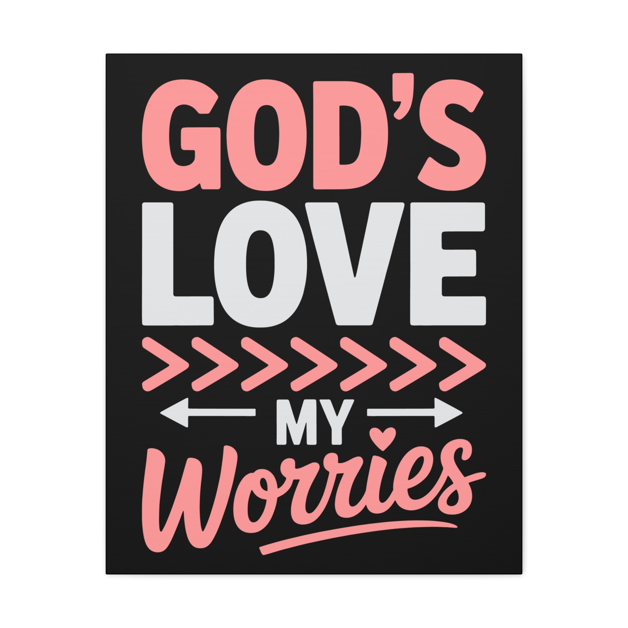 Inspirational Canvas Wall Art, Home Decor, Christian Gift, Motivational Wall Art, Stress Relief Decor, Housewarming Gift