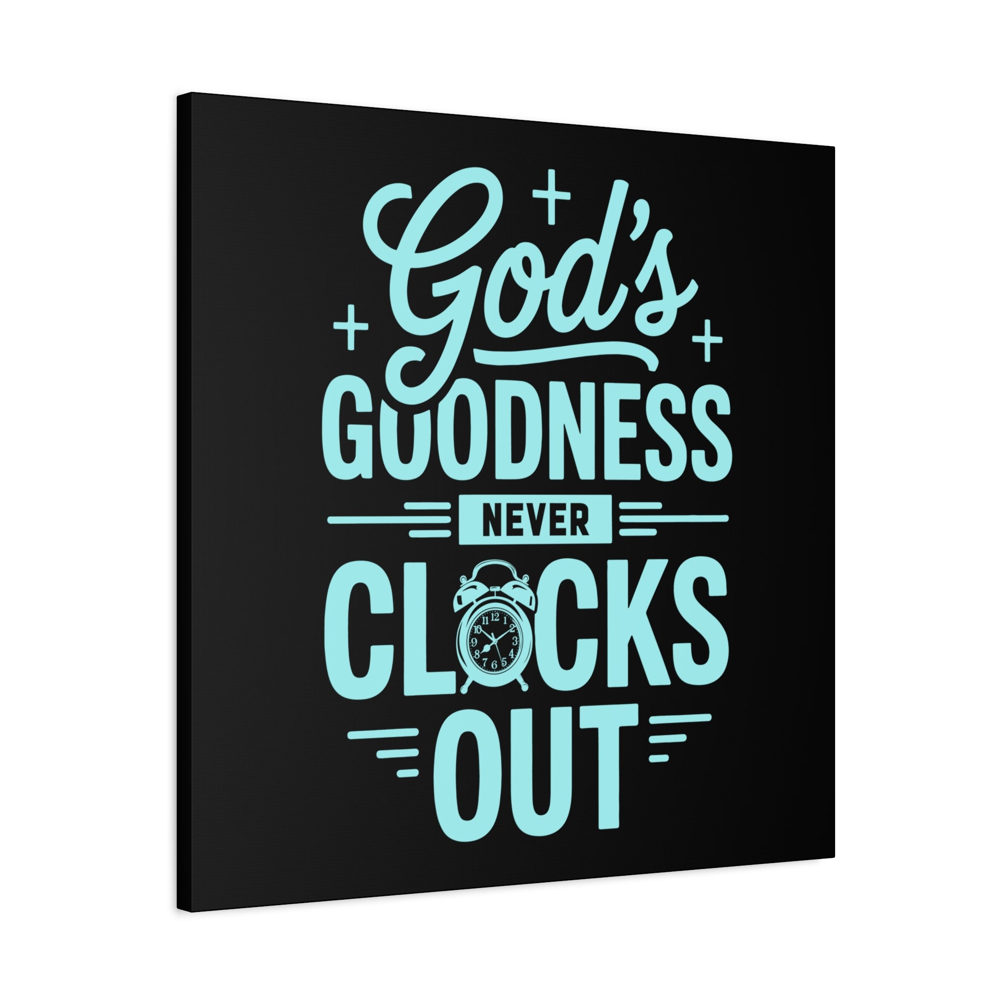 Inspirational Canvas Wall Art, Motivational Decor, Faith-Based Gift, Home Decoration, Religious Wall Art, God's Goodness