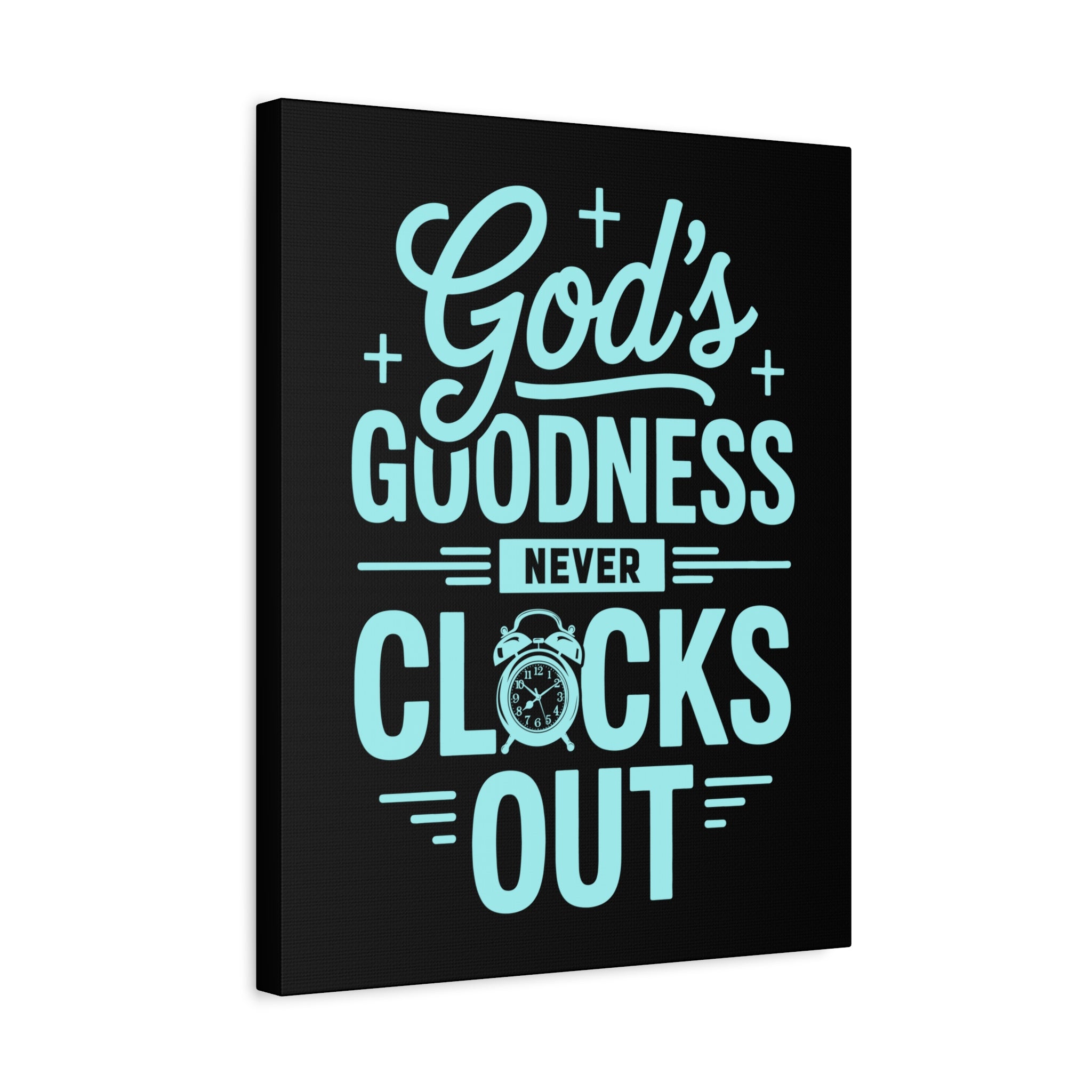 Inspirational Canvas Wall Art, Motivational Decor, Faith-Based Gift, Home Decoration, Religious Wall Art, God's Goodness