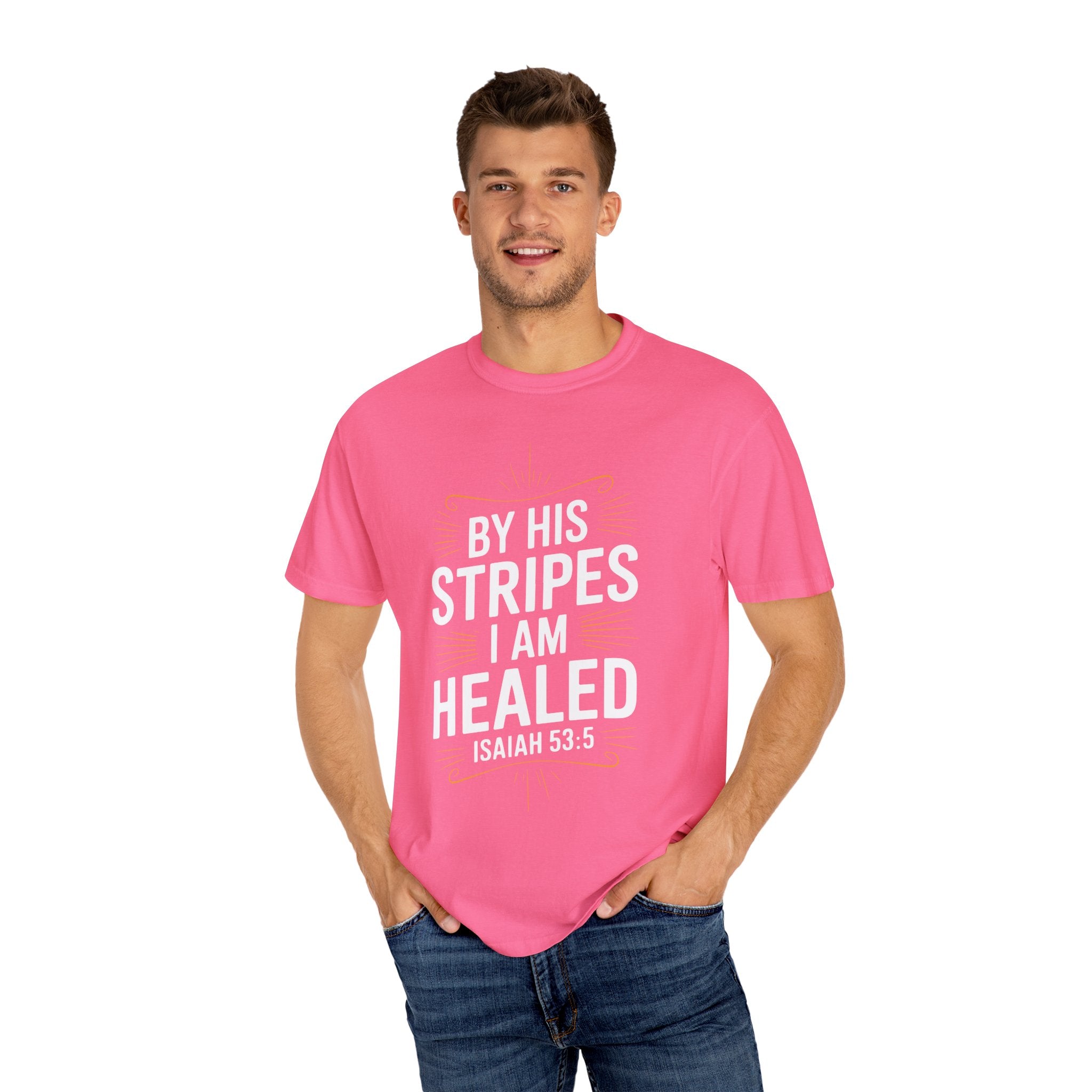 Faith-Inspired T-Shirt, Casual Wear, Christian Gift, Healing Message Shirt, Everyday Comfort Tee